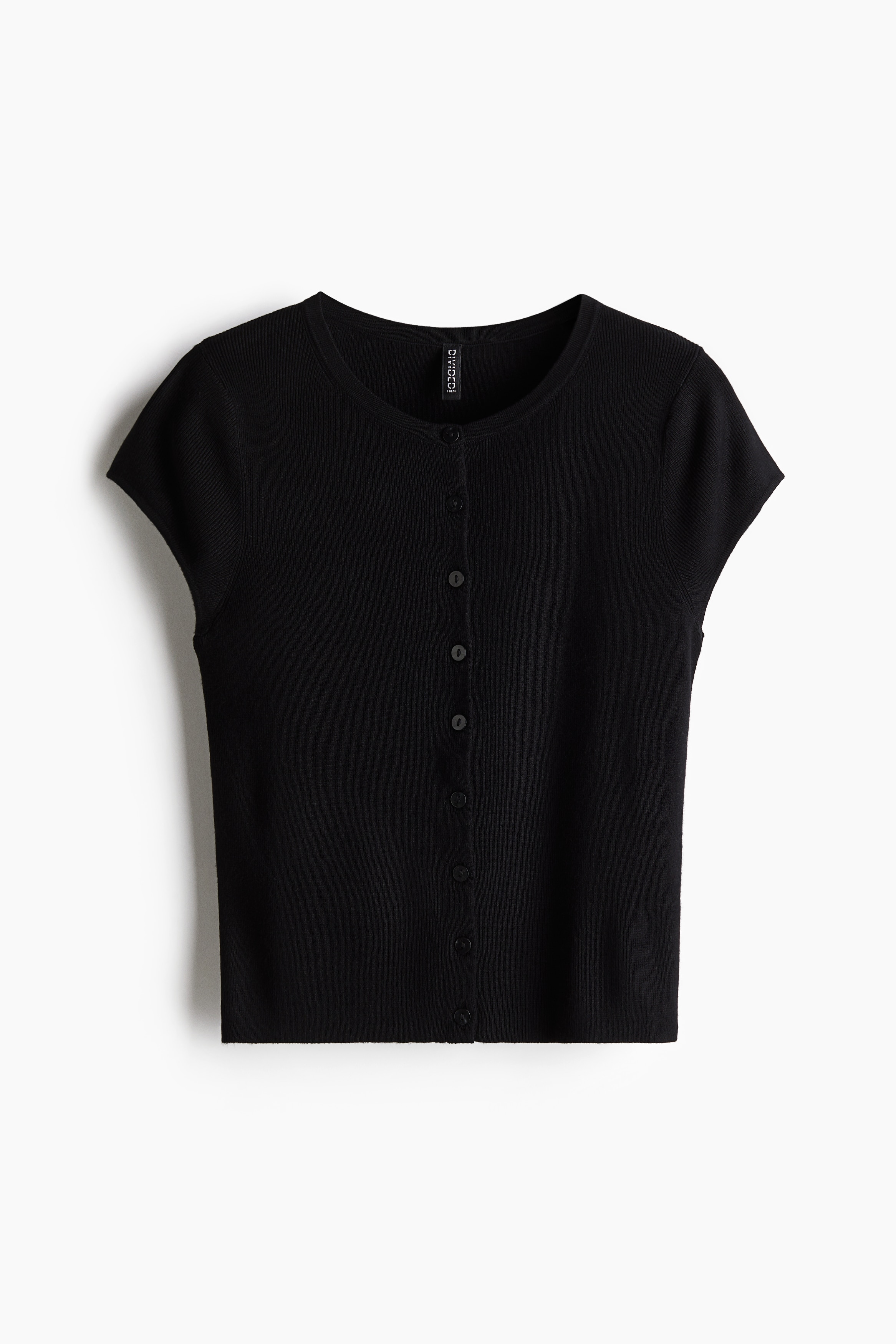 Short-Sleeved Fine-Knit Cardigan from H&M - $19.99