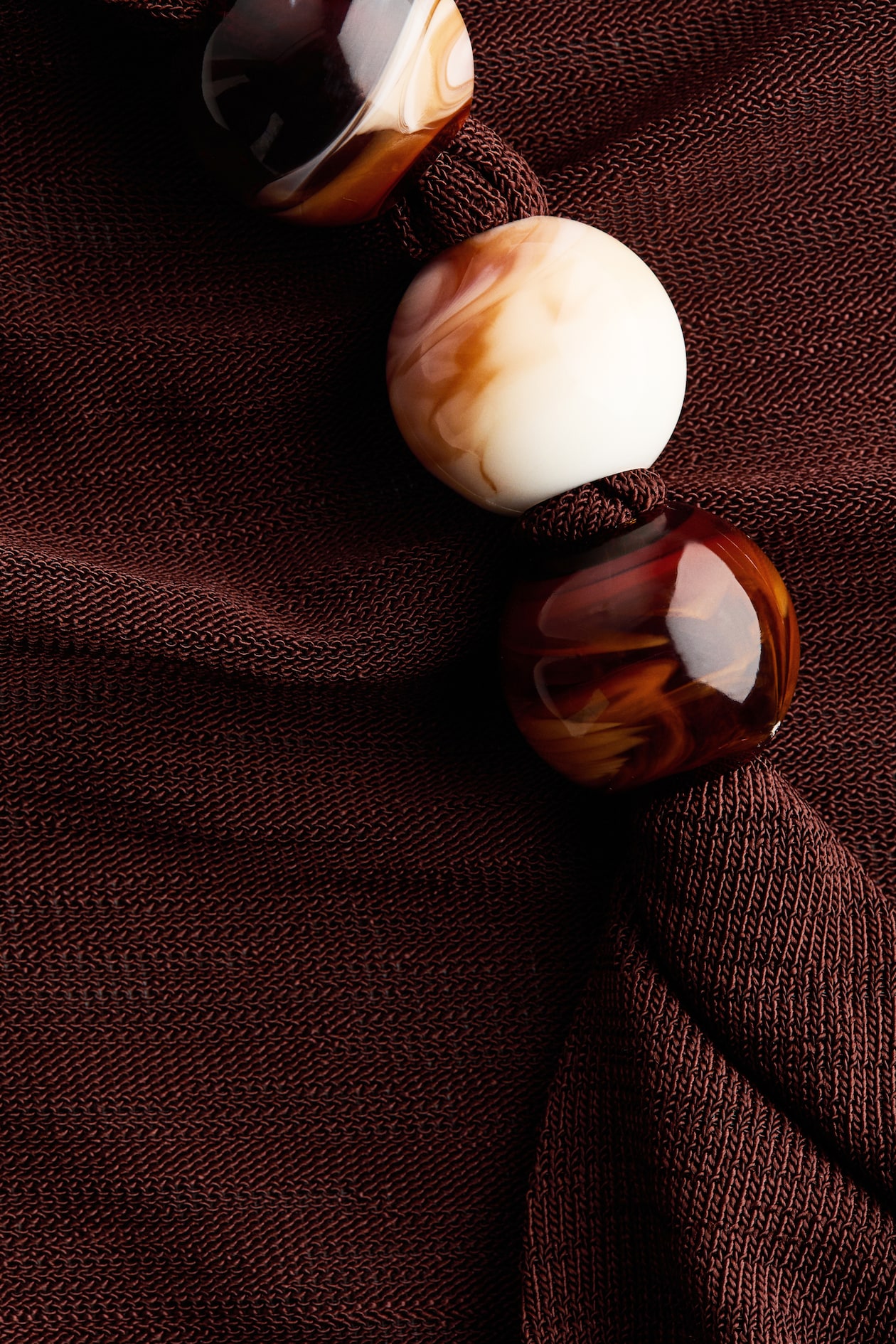 MAMA Beaded Cowl-Neck Dress - image 2