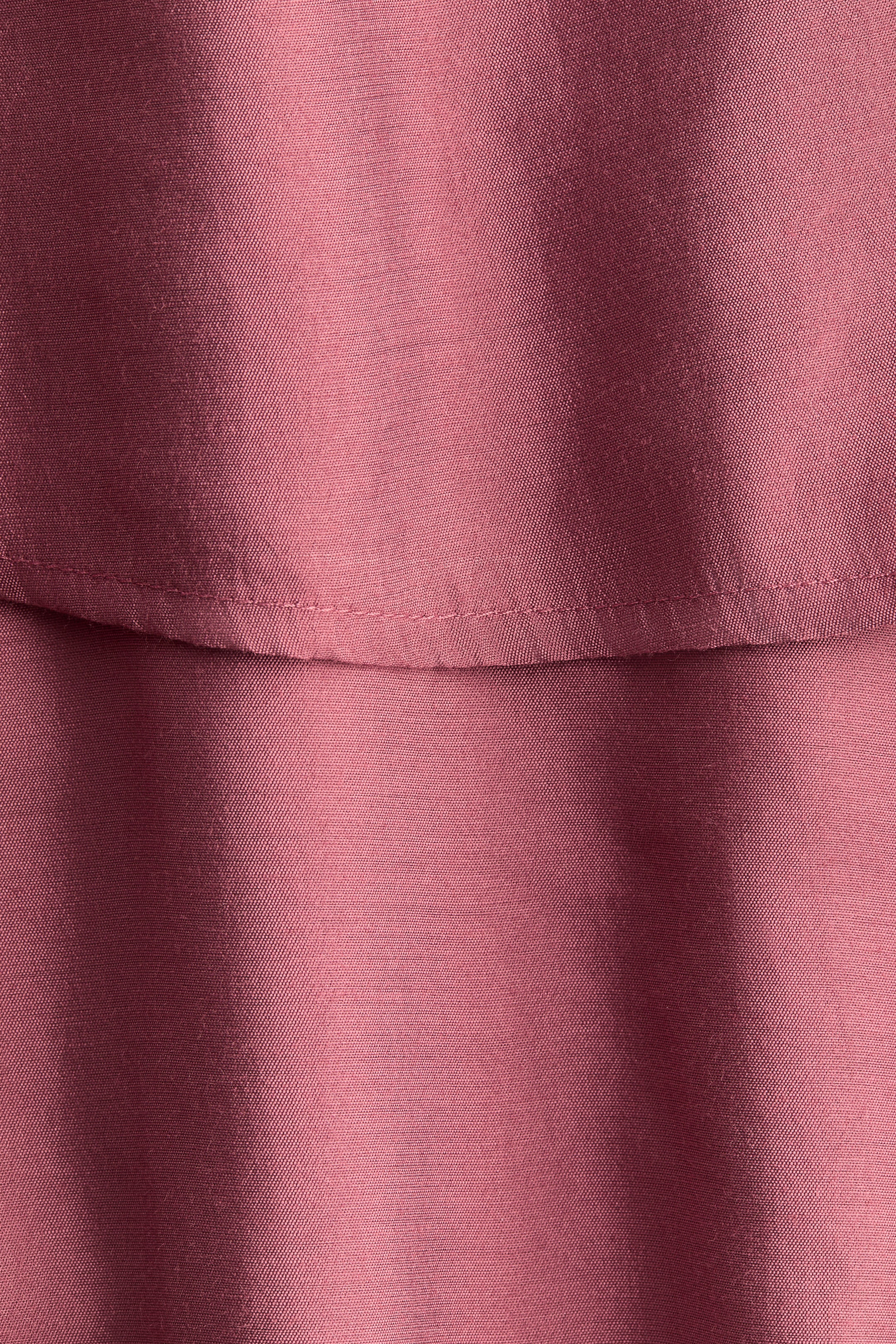 Flounced Viscose-Blend Skirt