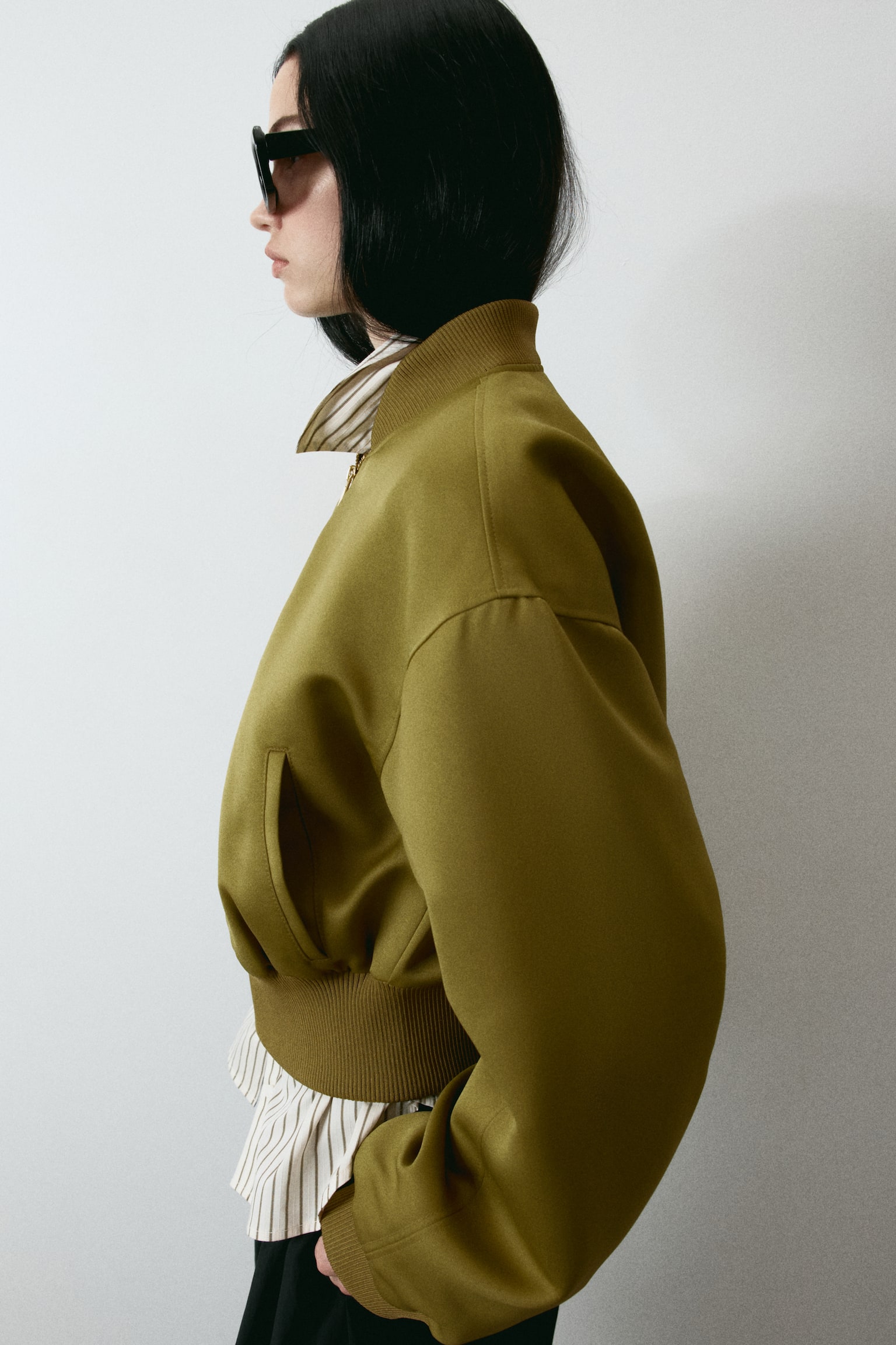 Bomber jacket - Golden olive - 7