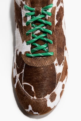 Sneakers i läder