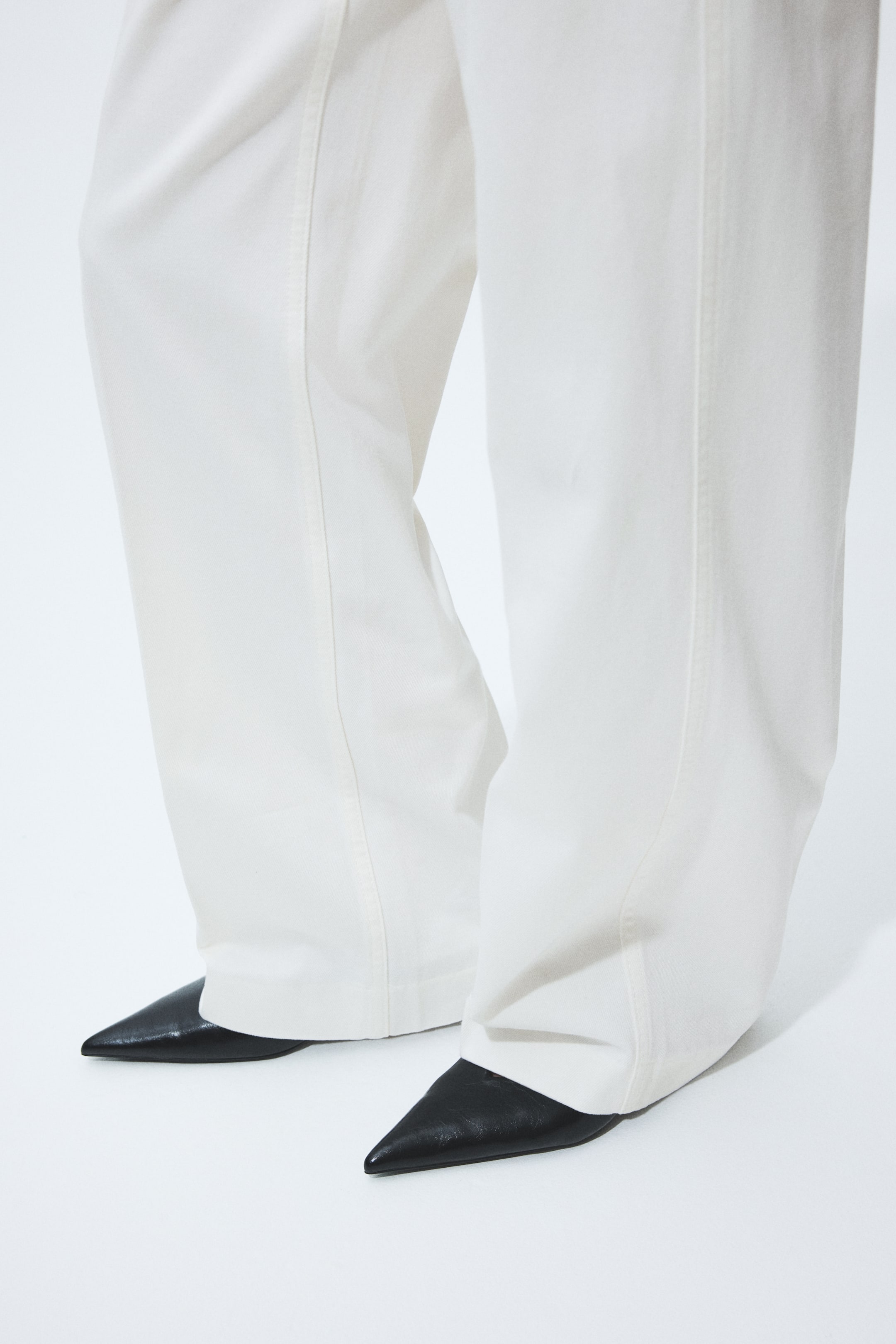 Jean droit taille haute