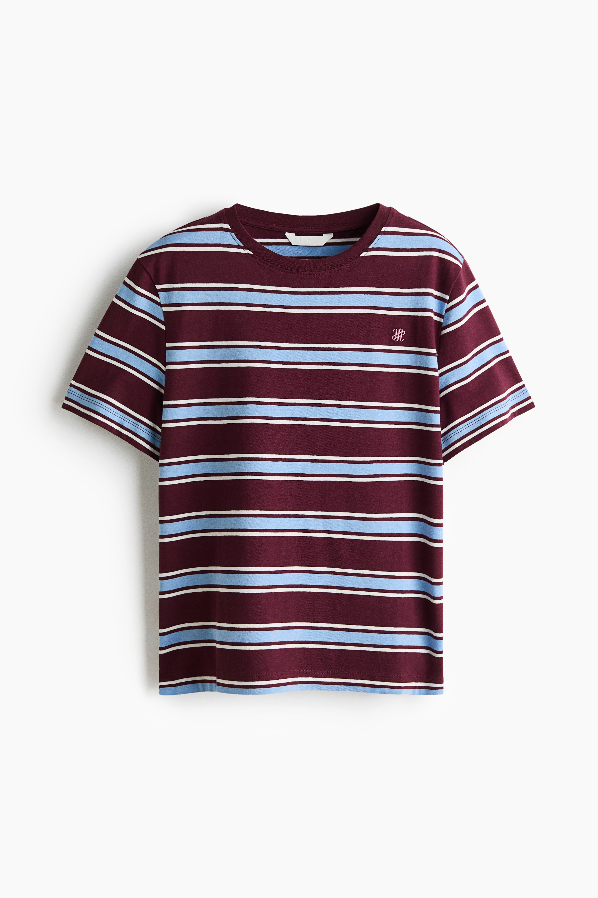 Áo thun cotton - Màu đỏ rượu/Kẻ/Màu đỏ đậm/Champs Élysées/Màu xanh tím than/Paris