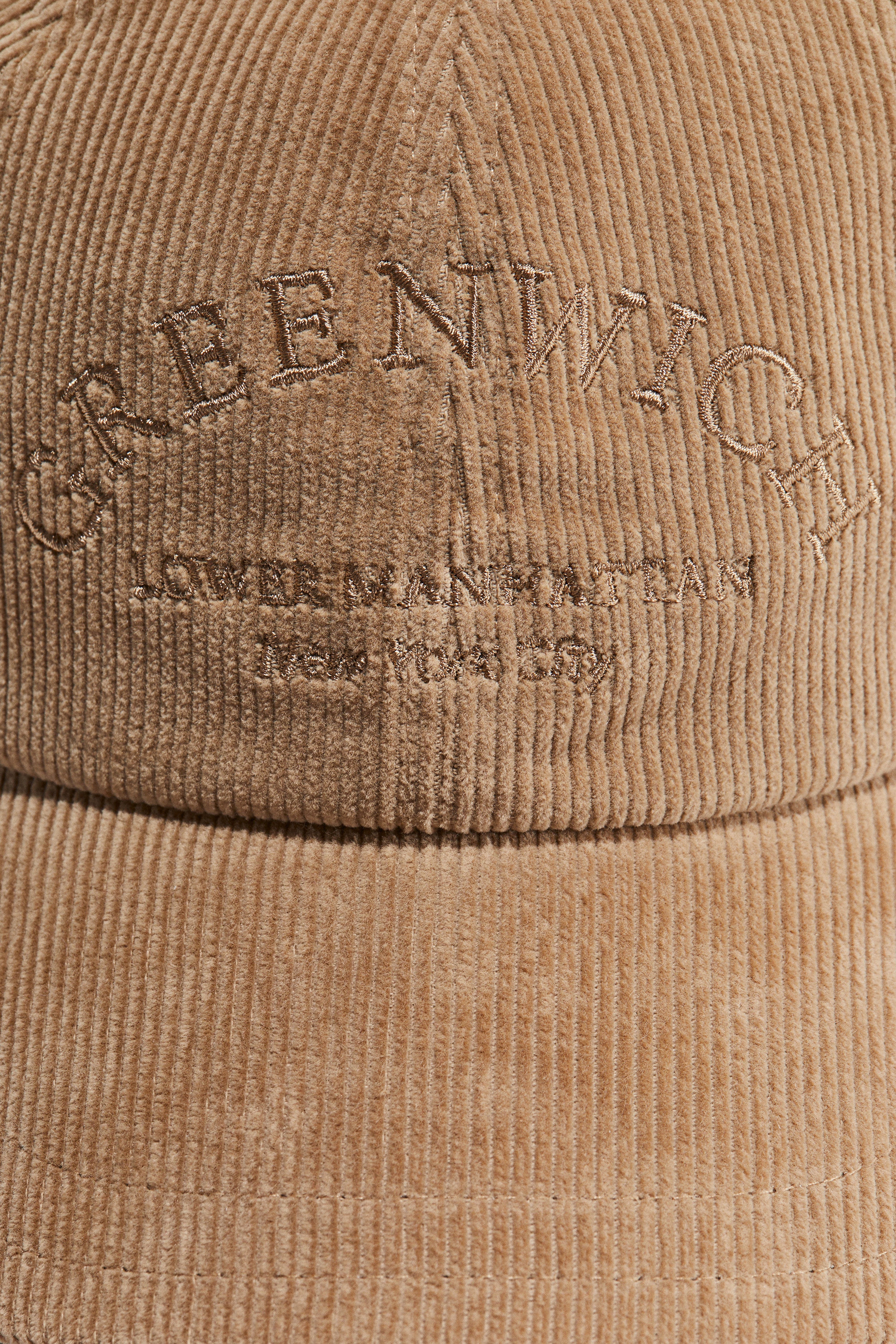 Corduroy cap