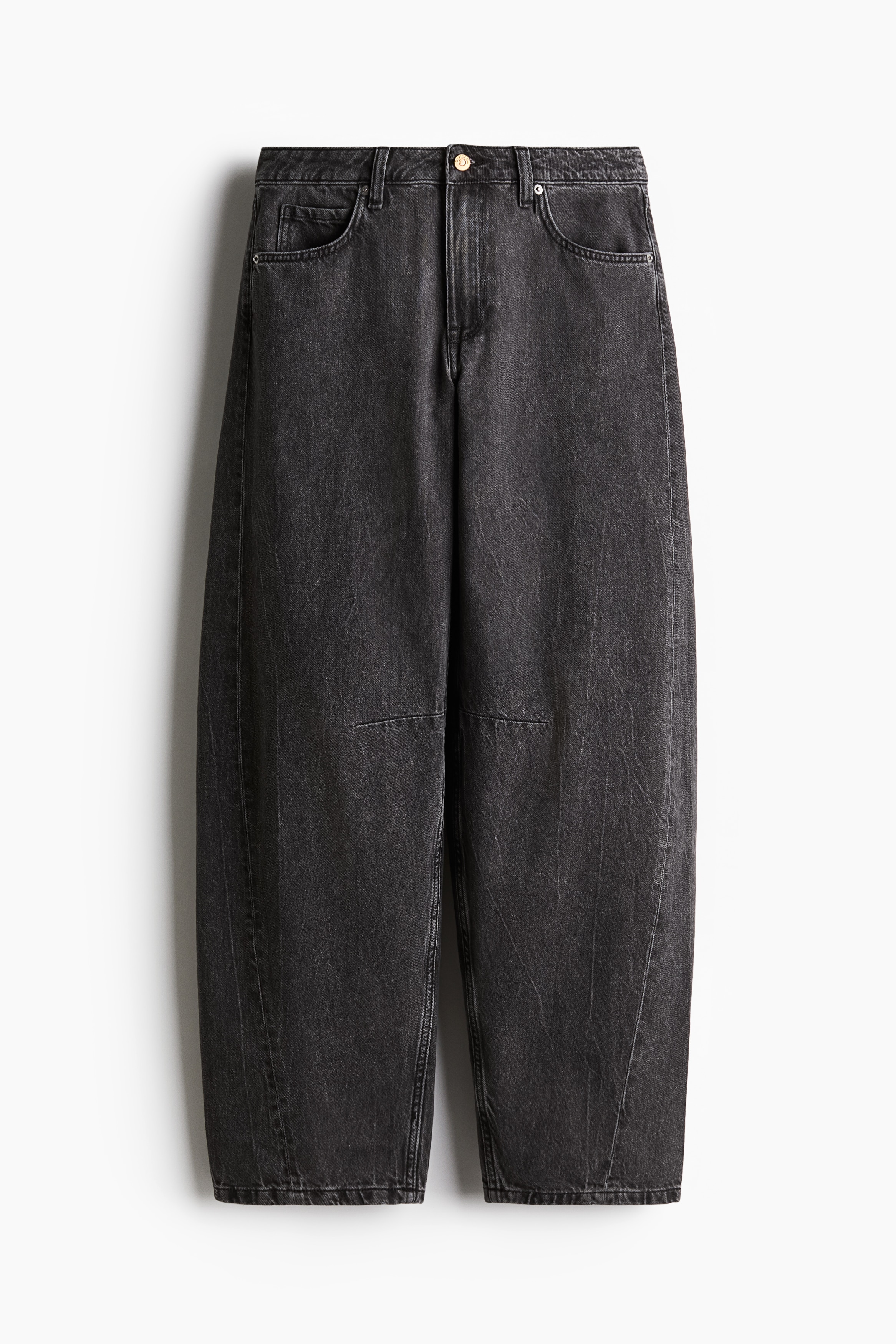 Barrel Regular Jeans - Sort/Mørk denimblå/Lys denimblå