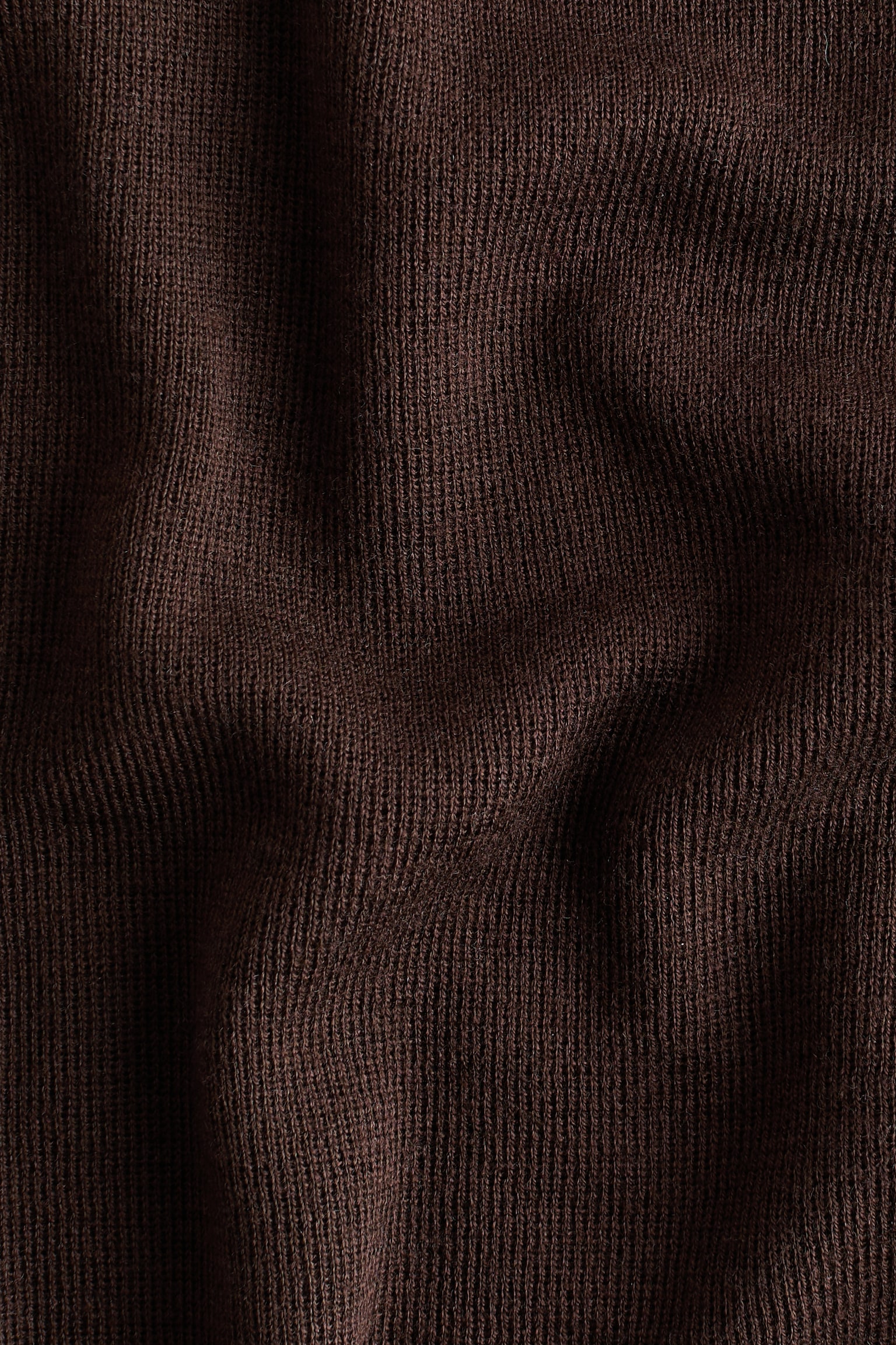 Женское платье H&M Mama Fine-Knit, цвет: Тёмный коричневый — фото 6