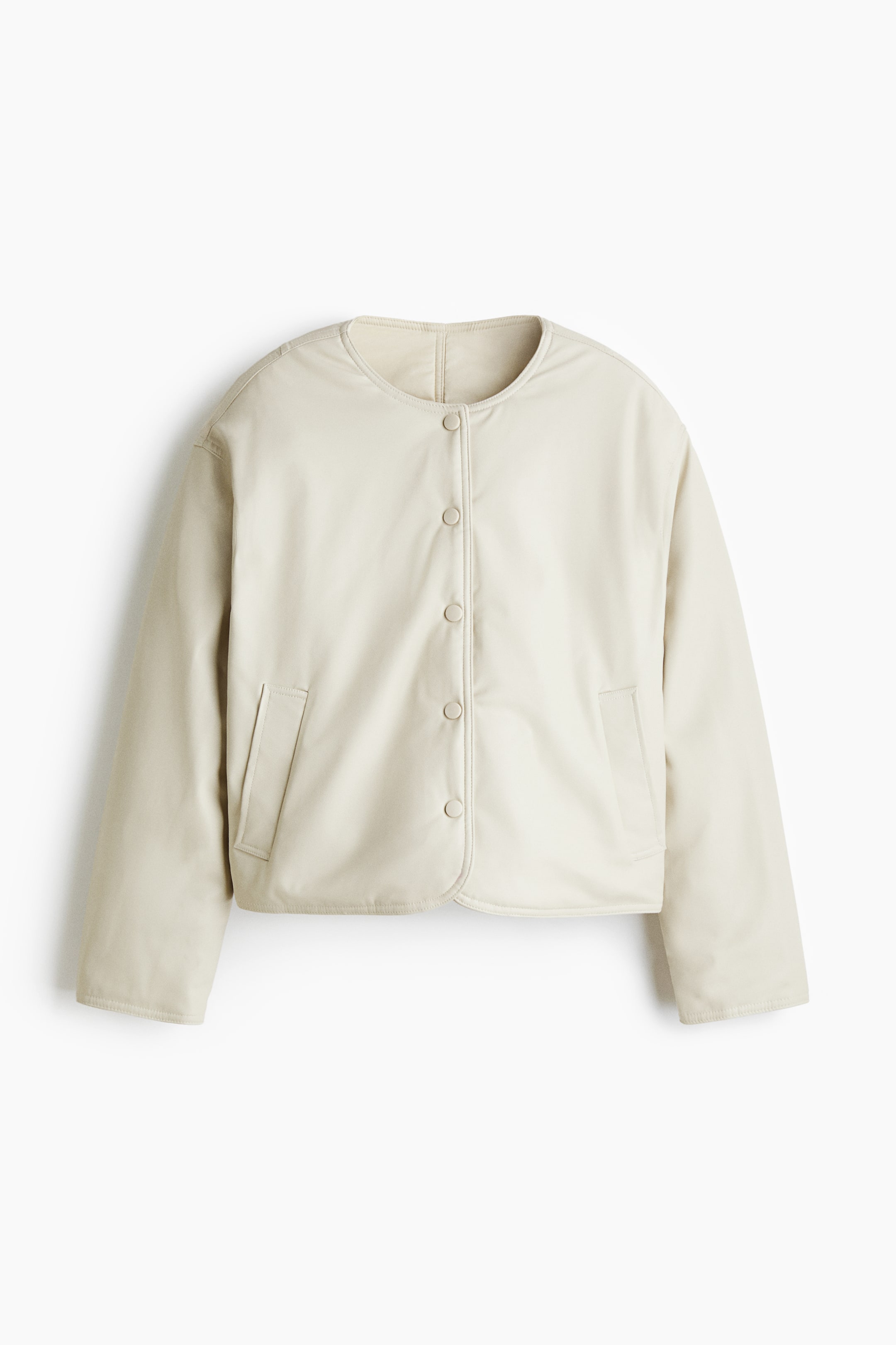 Ampliar la imagen: Reversible bomber jacket - Beige claro - Ladies | H&M MX 5