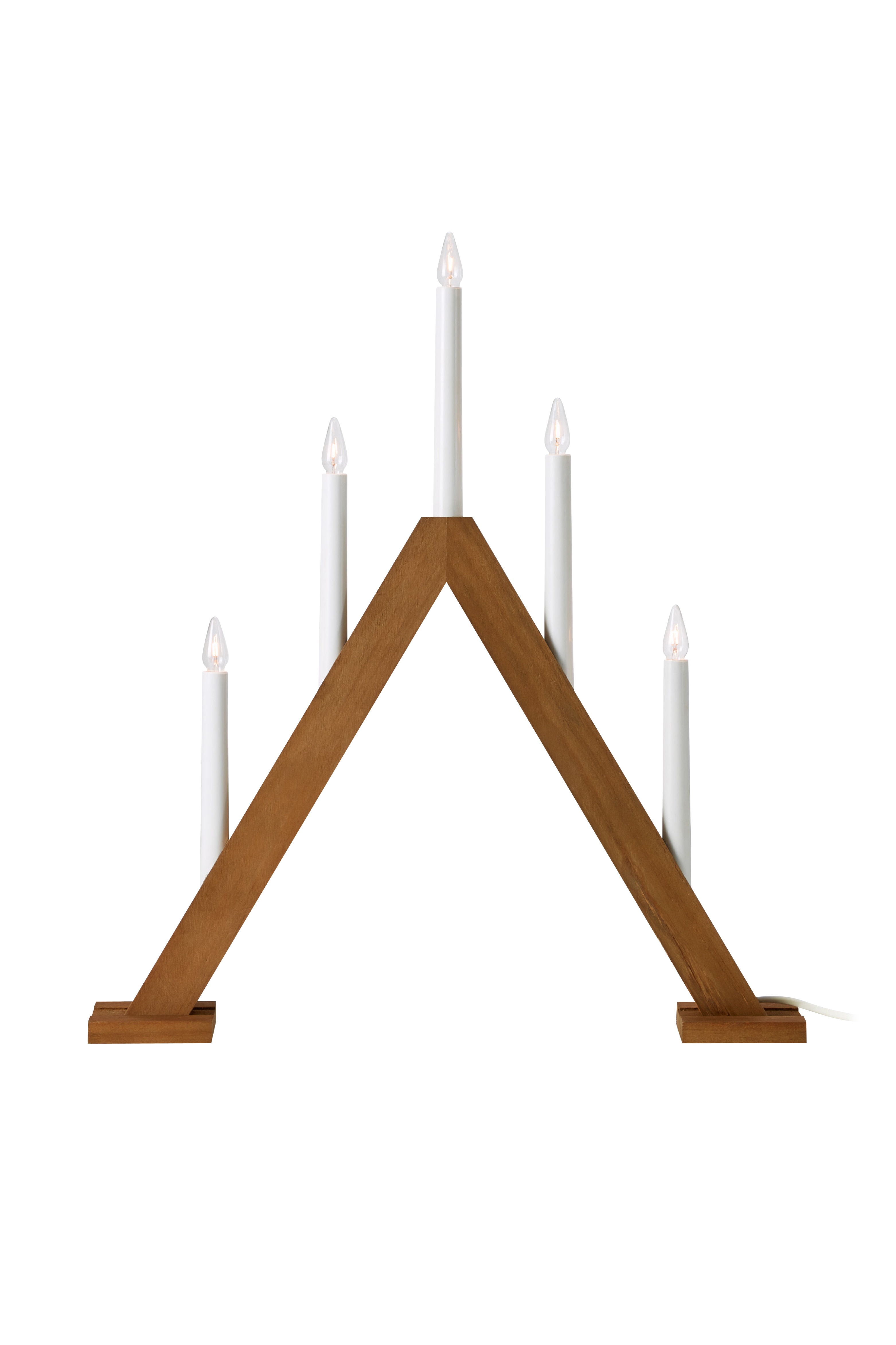 Markslöjd - Ariele Adventsljusstake - Brun