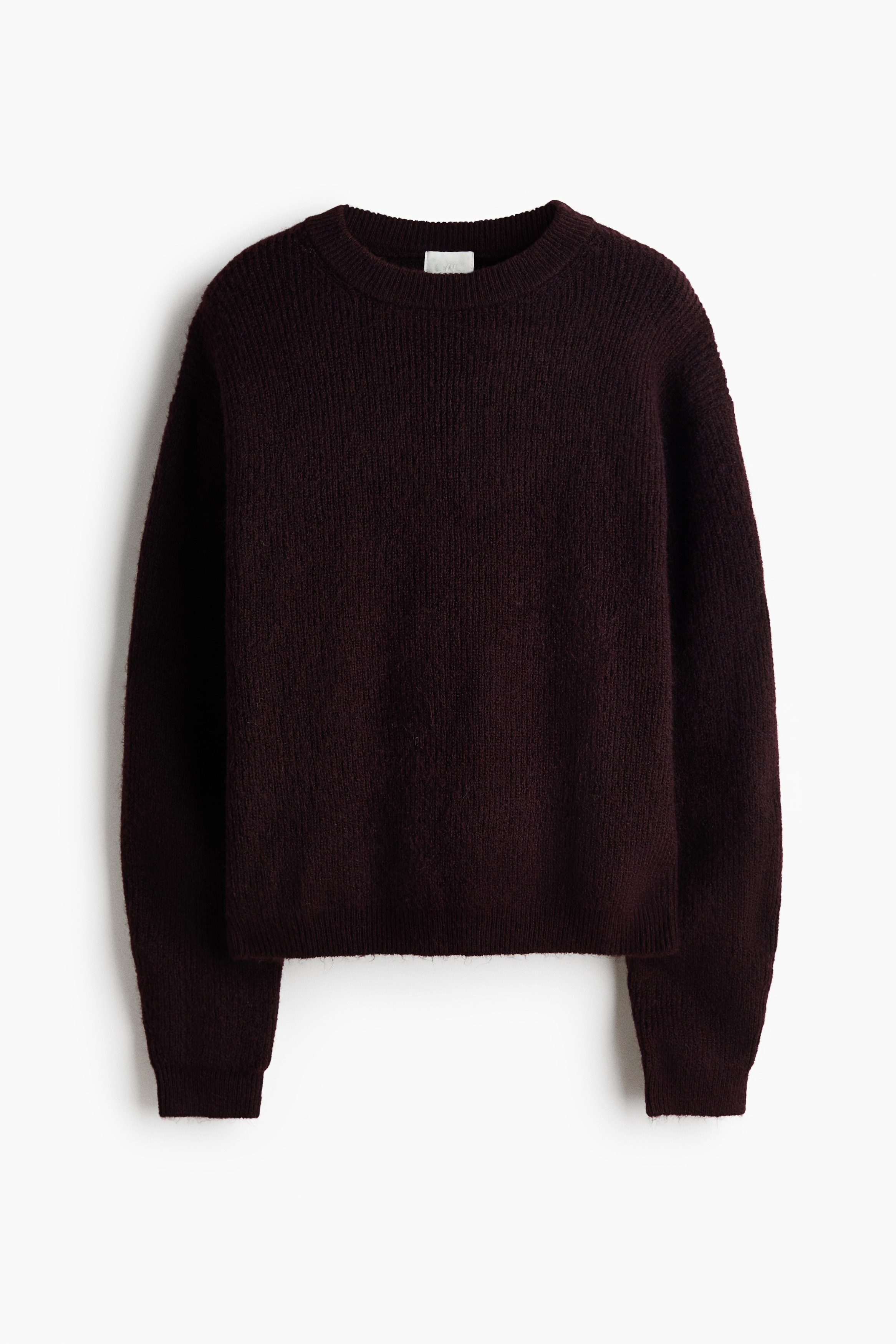 Sweter - Burgundowy/Ciemny brązowoszary/Jasny brązowoszary