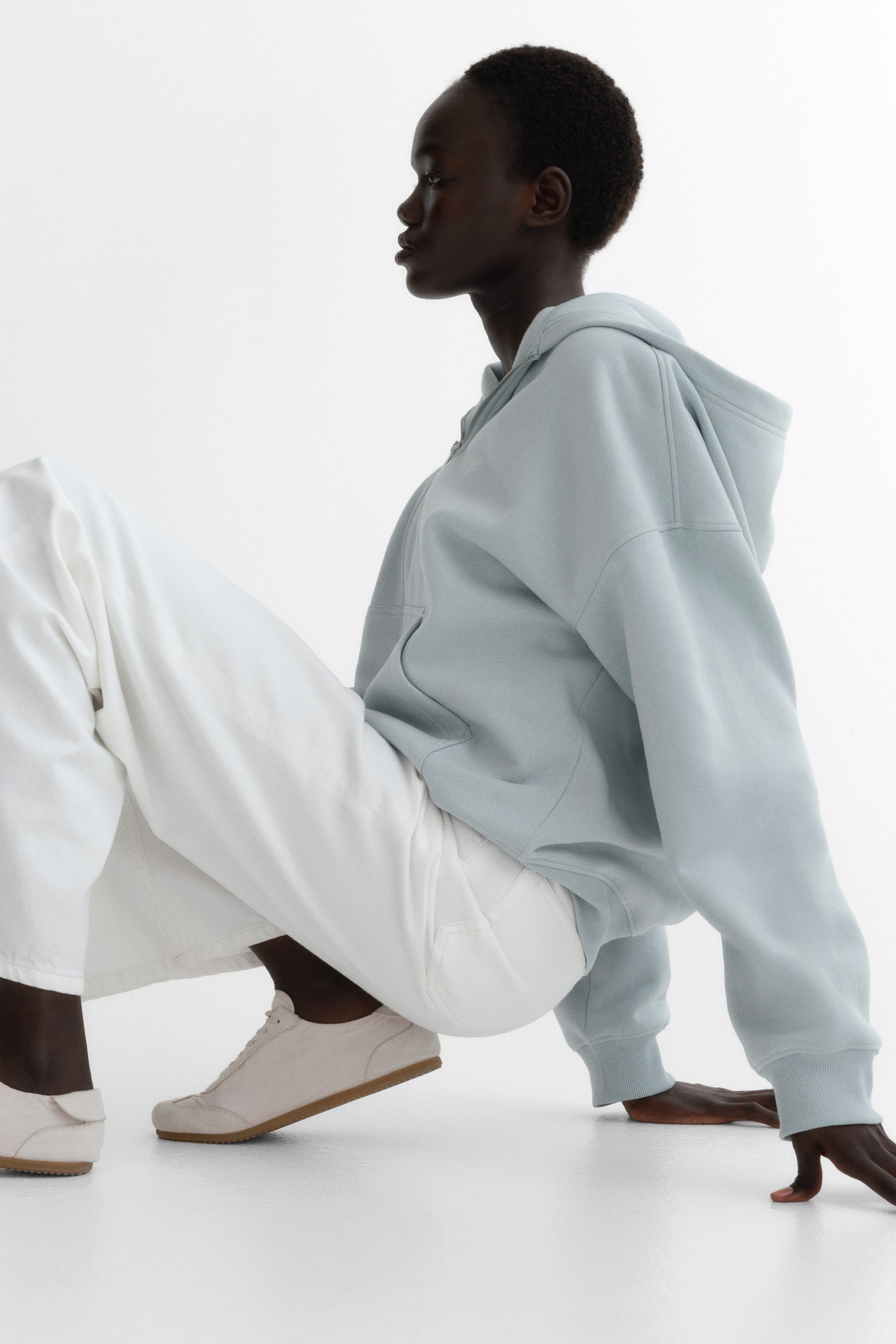 Agrandir l'image: Veste à capuche zippée - Light blue - FEMME | H&M CH 2