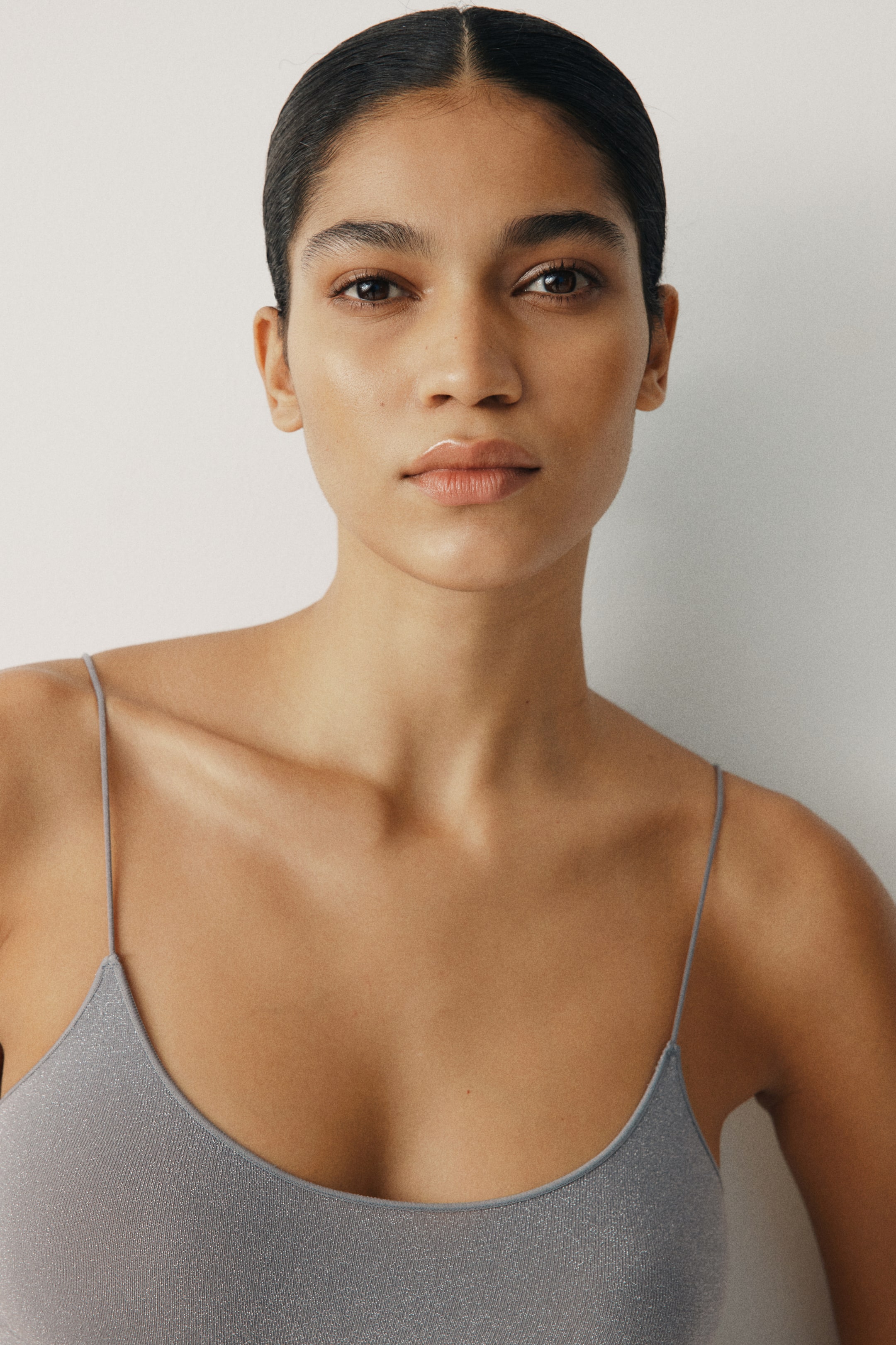 View larger image: Glittery seamless soft bra - Grey | H&M AU 2