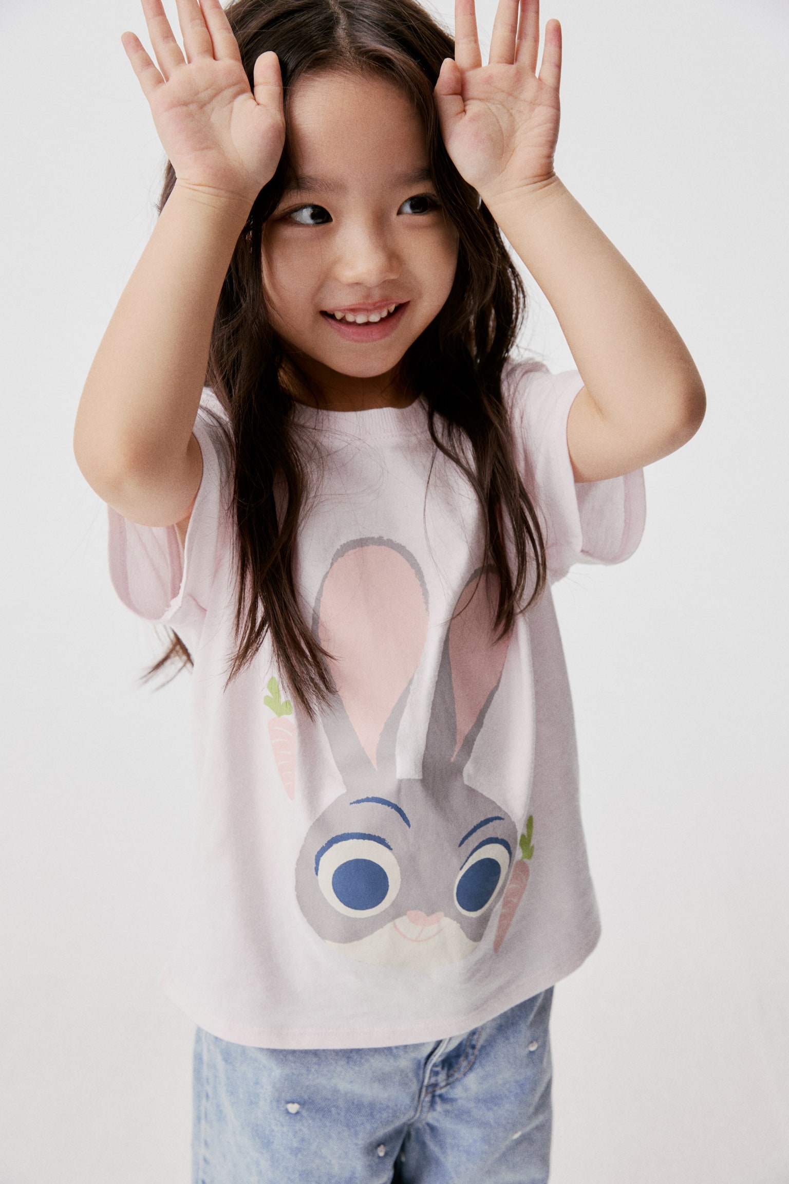 Áo thun cotton in hoạ tiết - Màu hồng nhạt/Phi vụ động trời/Màu trắng/Phi vụ động trời/Xanh dương/Phi vụ động trời - 6