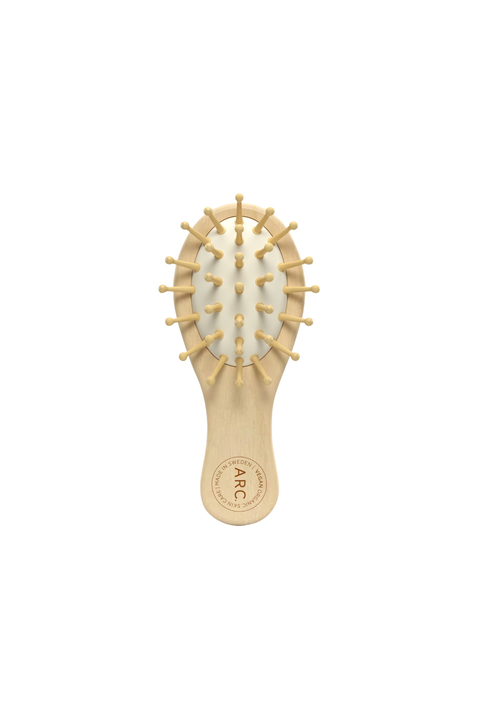 Arc Wooden Hair Brush - Trä - 1