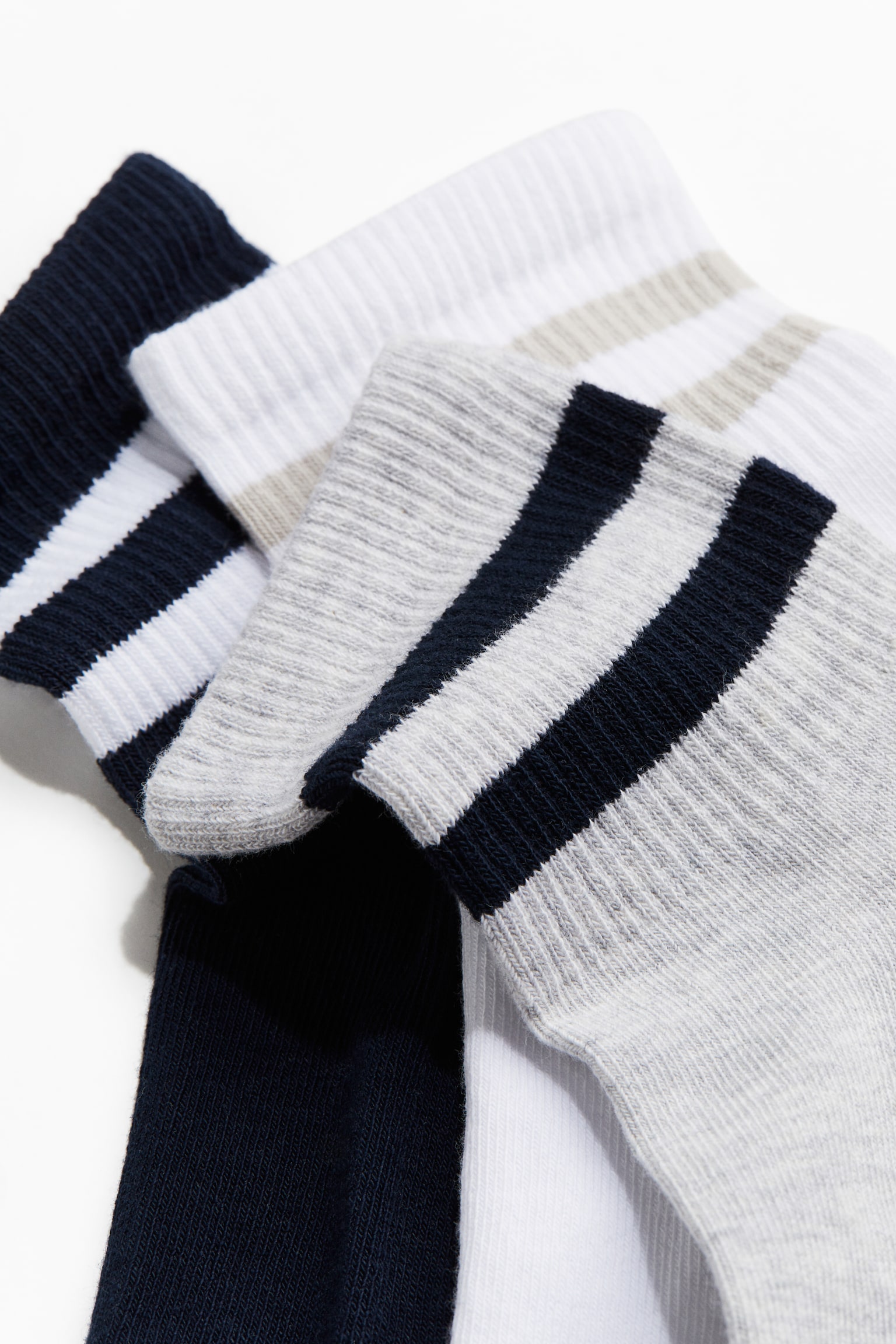 5-pack Socks - Grey marle - 2