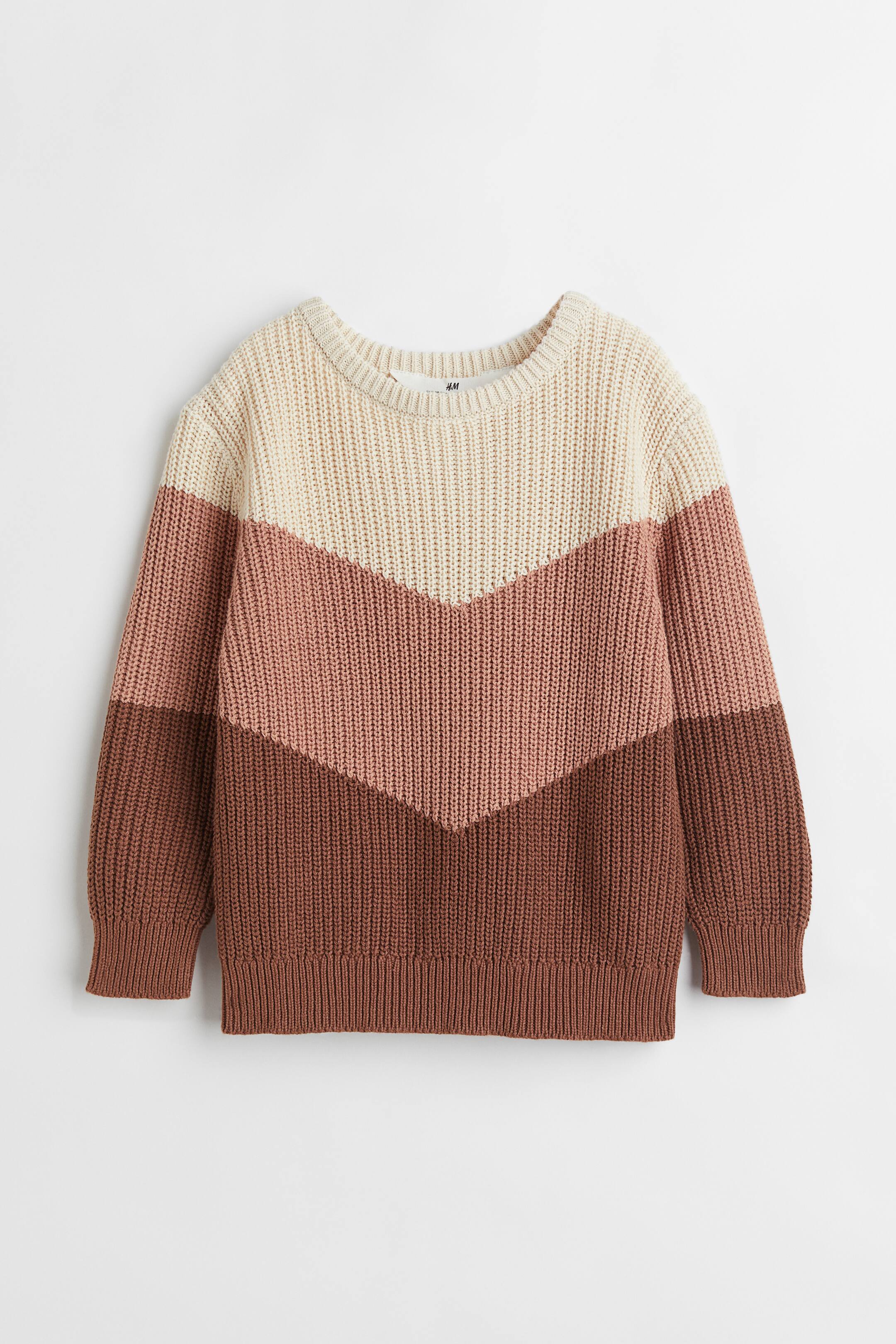 View larger image: Cotton jumper - Cream/Old rose - Kids | H&M GB 1