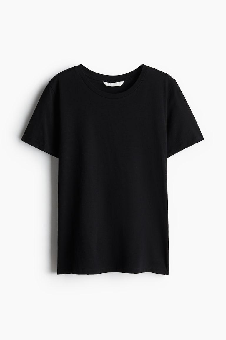 T-Shirt Donna Basic 'Niente È Per Sempre' – Top Qualità, Vestibilità Comoda, Made In Italy, Nero, Taglia S