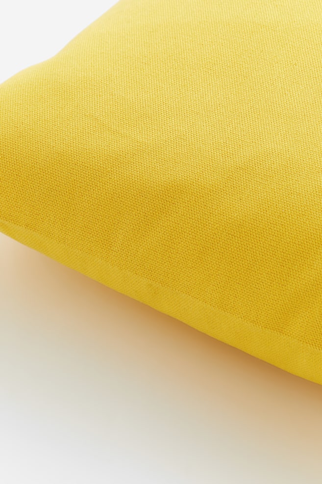 Cotton canvas cushion cover - Yellow/Cream/Dark grey/Beige/dc/dc/dc/dc/dc - 2