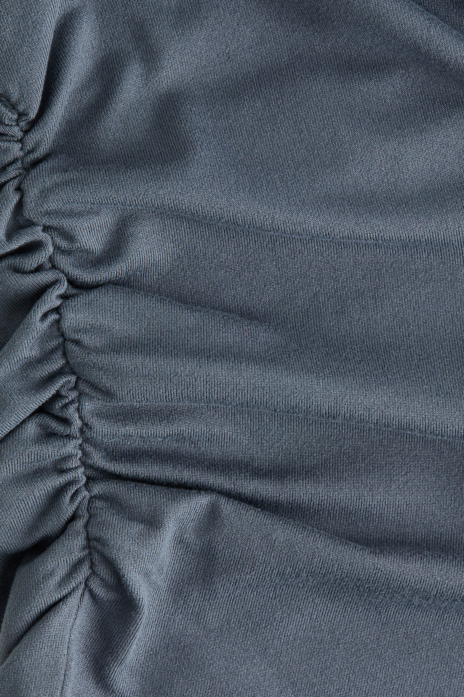 Женская футболка H&M Ruched, цвет: Серый — фото 5