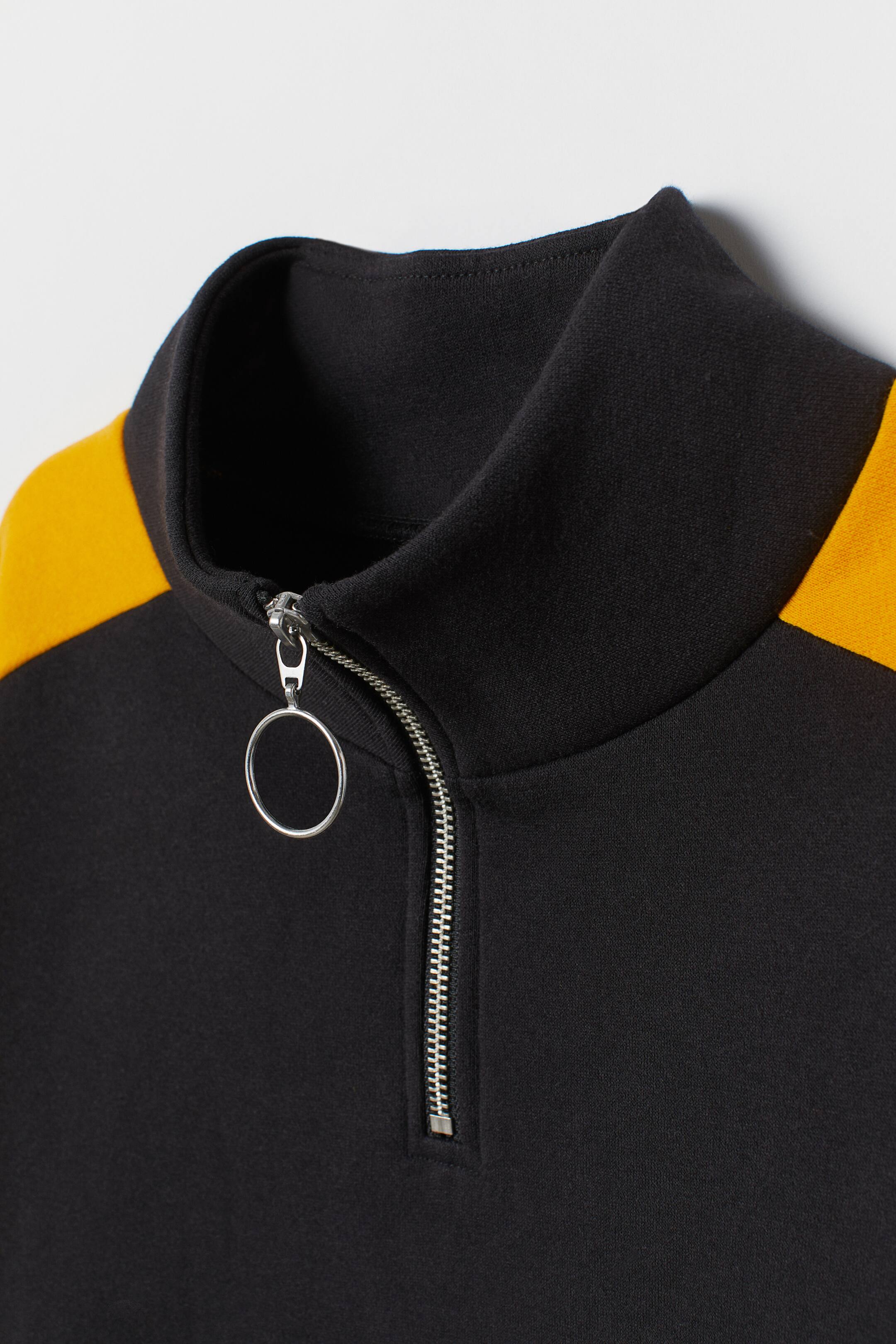 Größeres Bild ansehen: Sweatshirt mit Stehkragen - Schwarz/Gelb - Ladies | H&M DE 2