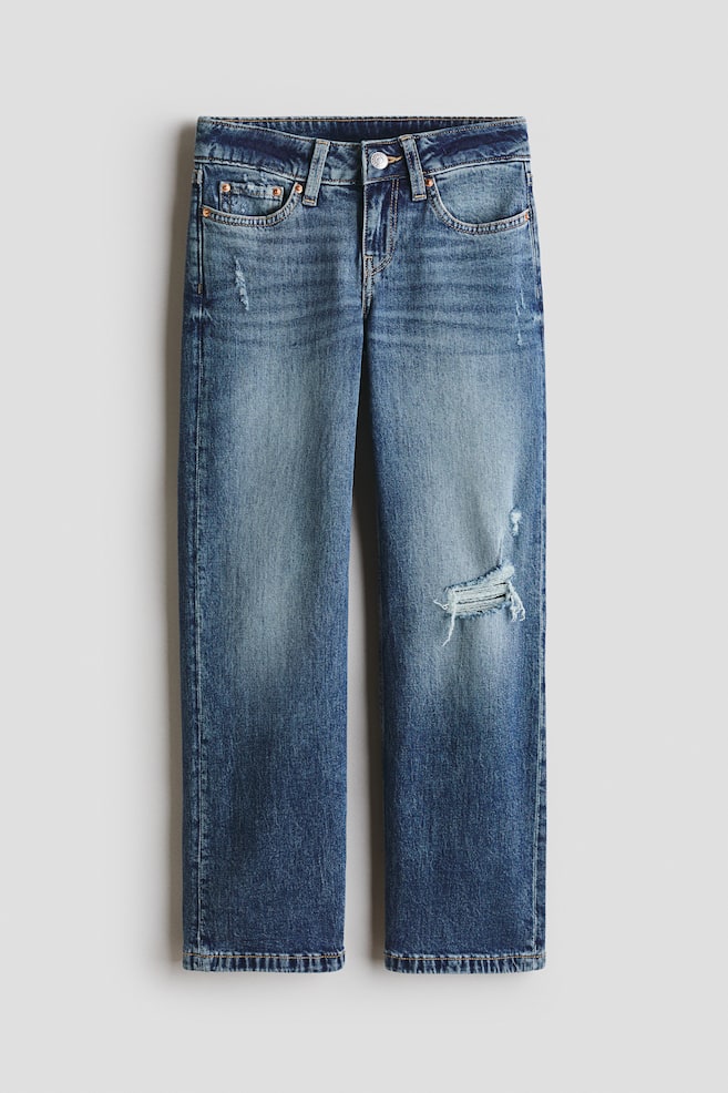 Straight Leg Jeans - Denim blue/Dark denim blue/Light denim blue/Light denim gray/Light denim blue - 1