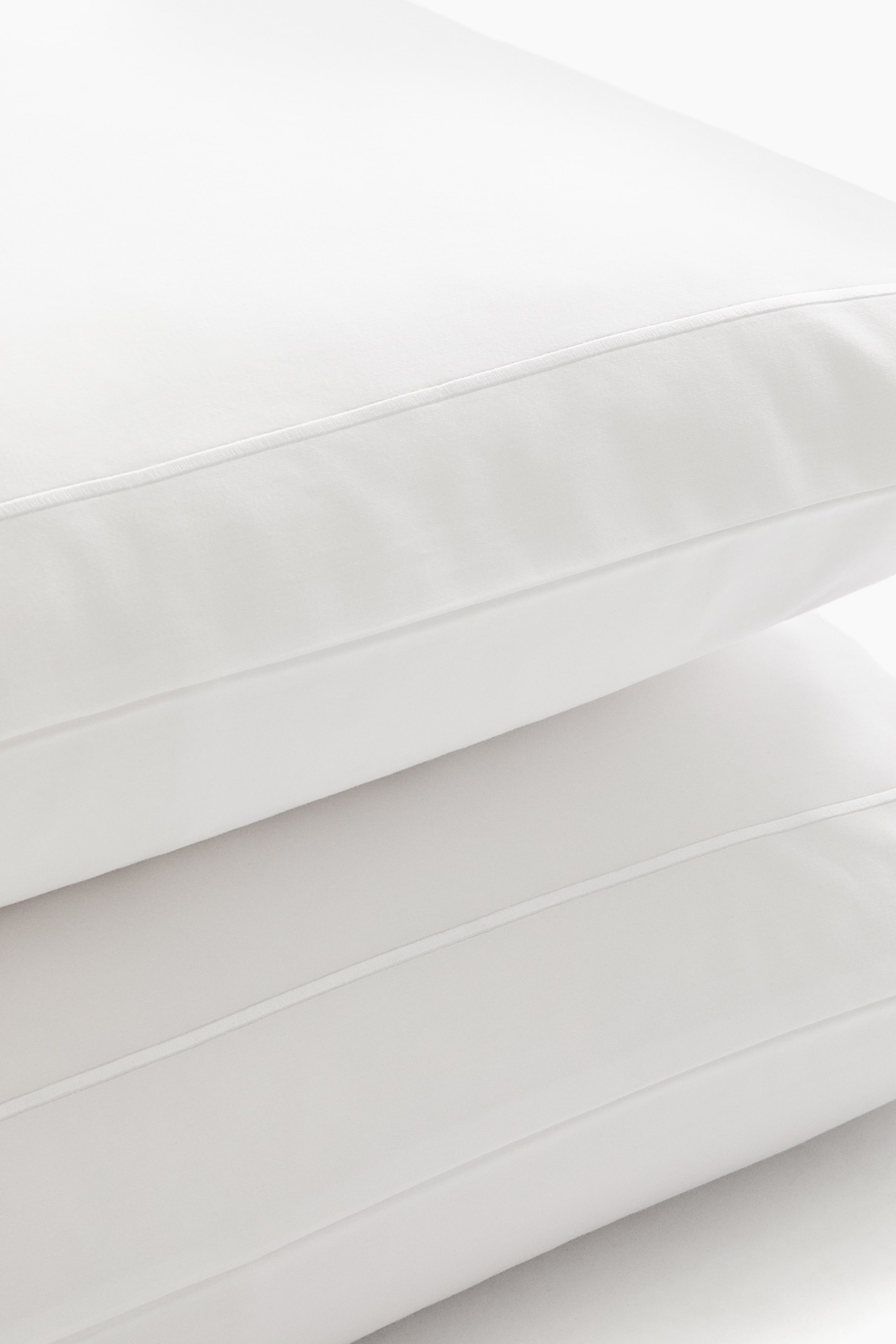 Lot de 2 taies d'oreiller en satinette coton
