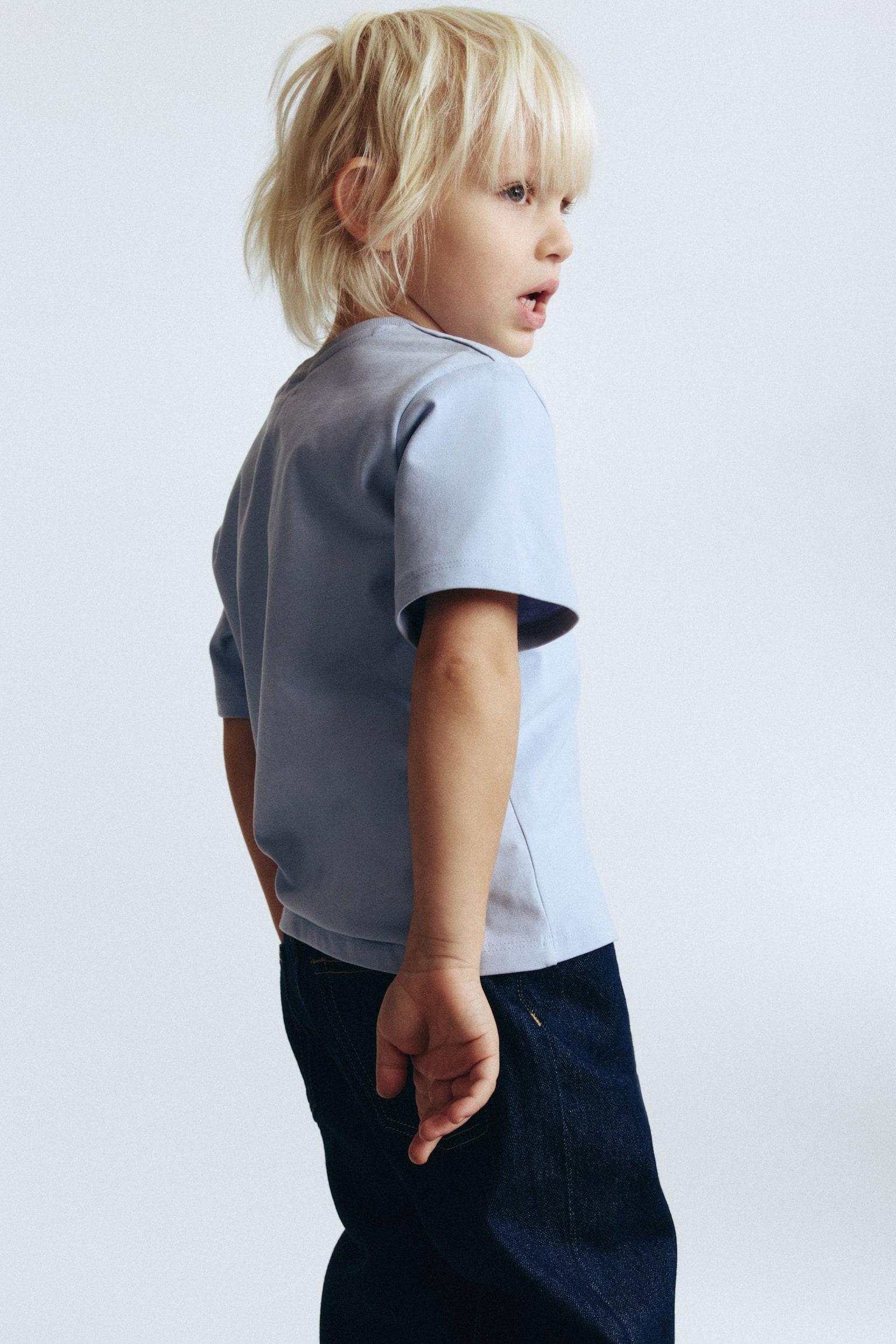 Loose Fit Jeans - Тъмносин деним/Син деним/Син деним/Тъмносин деним/Светлосин деним/Светлосин деним/Тъмносив - 5