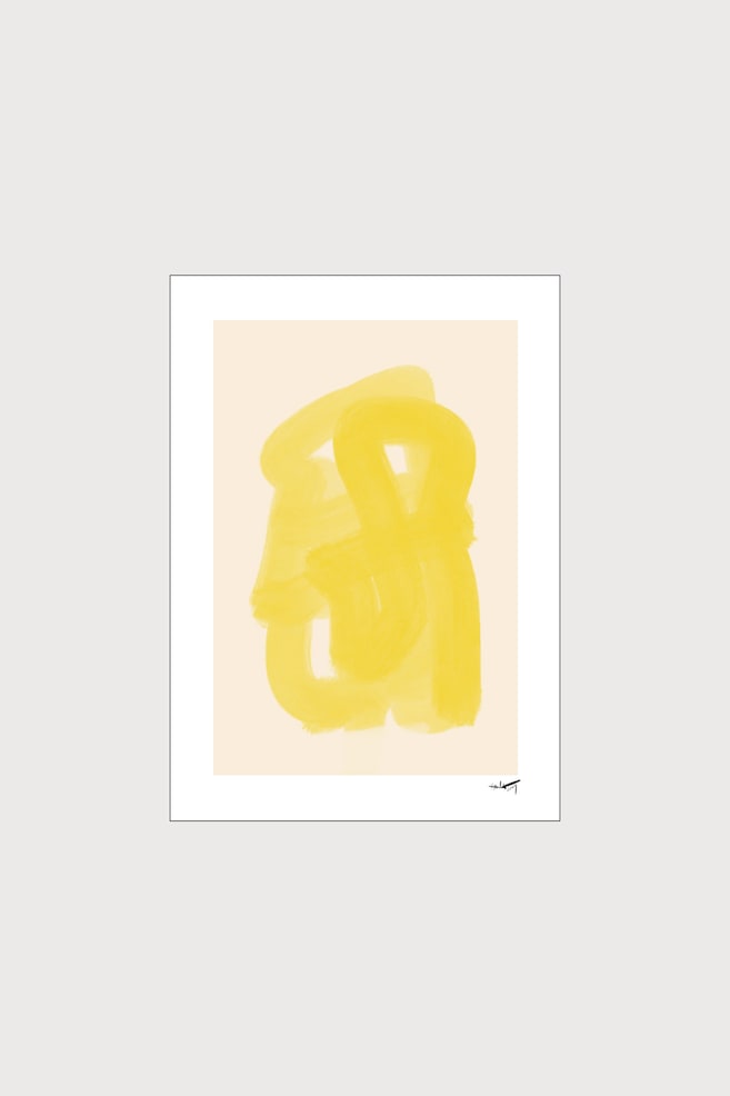 N. Atelier - Matin D'été - Yellow/abstract Art - 1