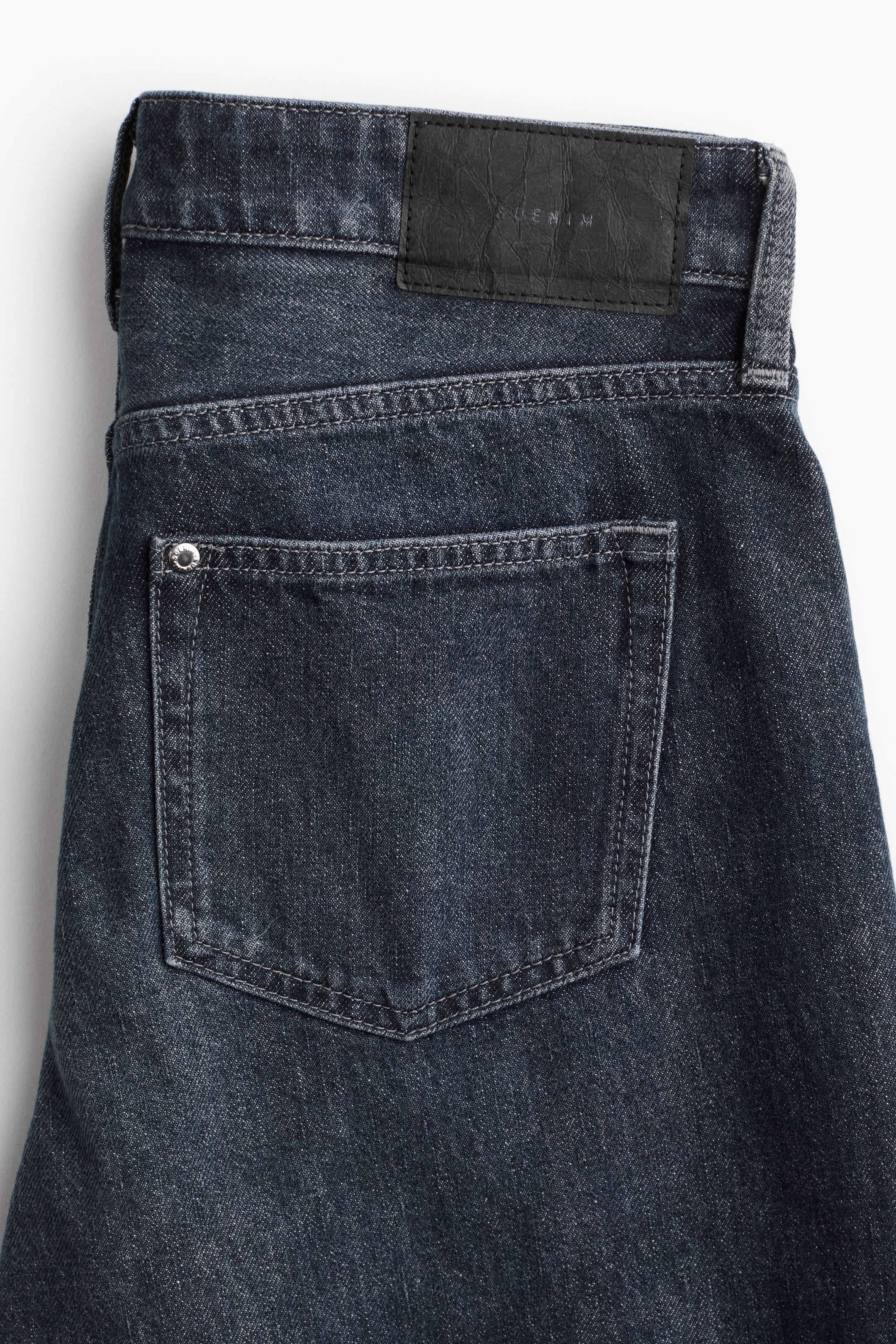 Baggy Wide Low Jeans - Dark denim blue - Ladies | H&M GB 8