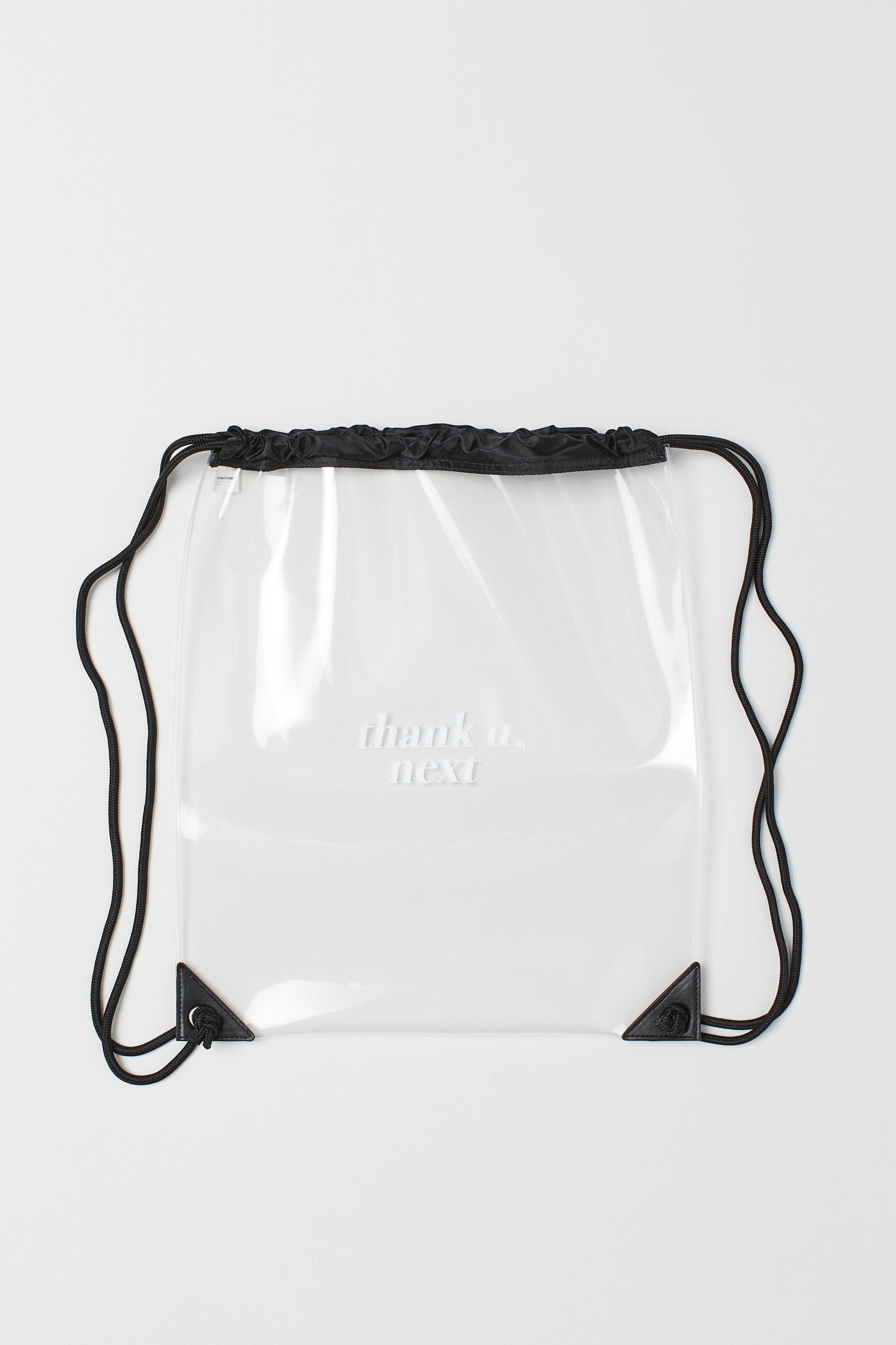 Clear bag retailer h&m