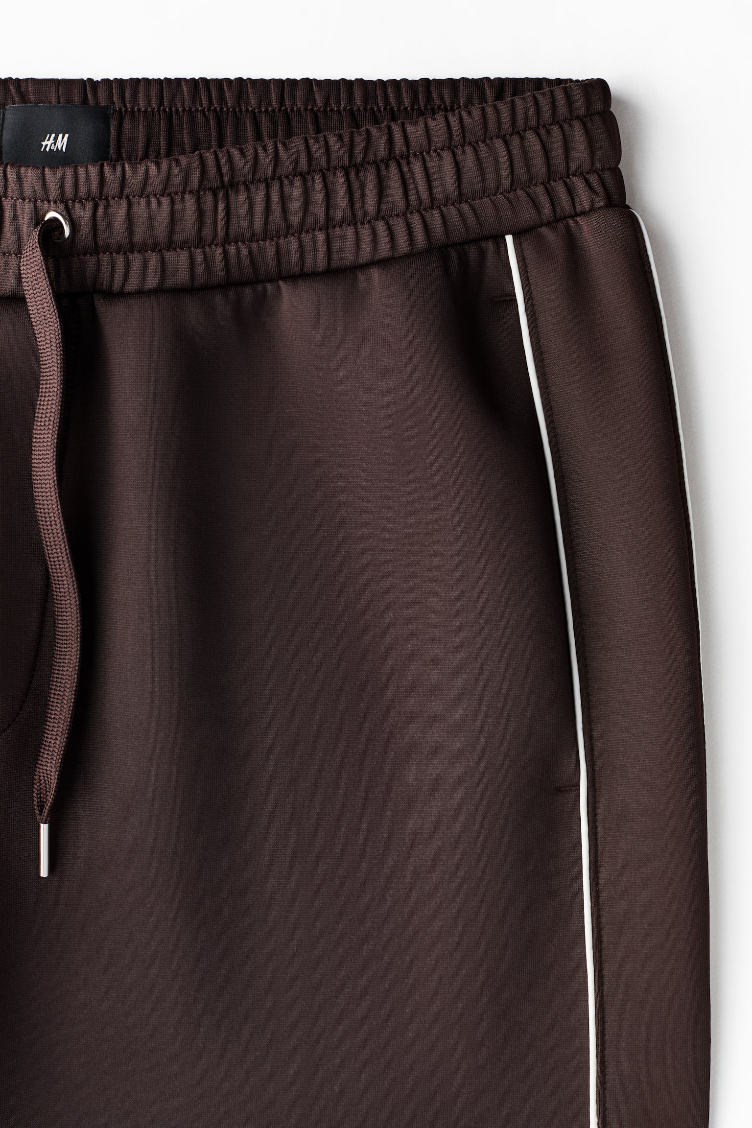 Joggersy Relaxed Fit - Ciemnobrązowy/Czarny - 3