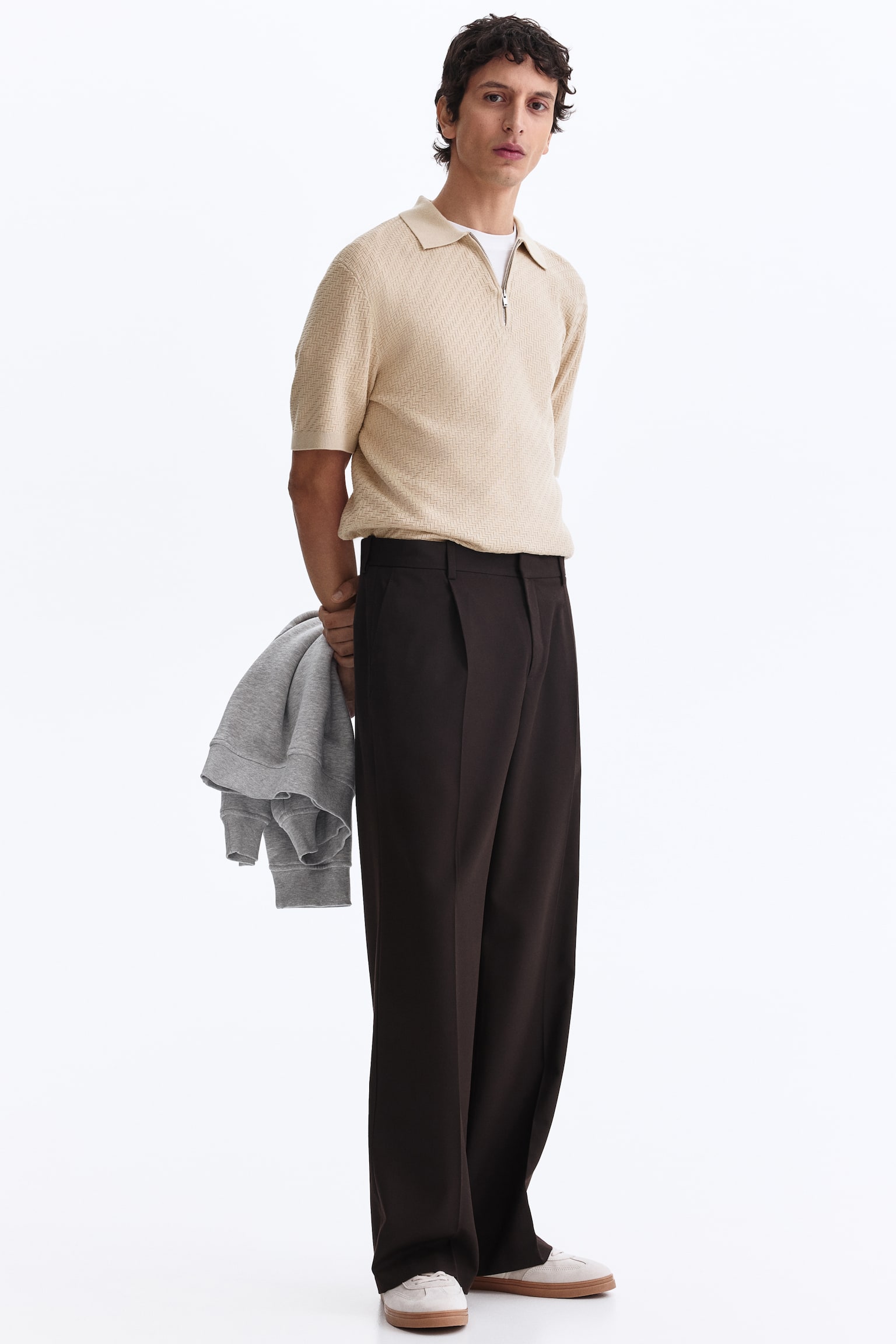 Playera polo Slim Fit - Beige/Borgoña/Azul marino - 6