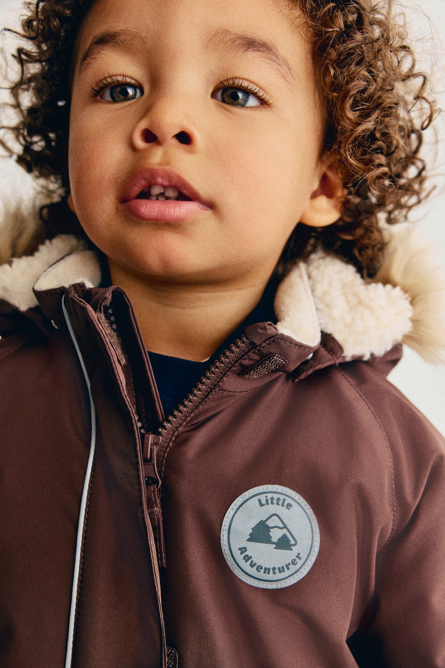 Детский комбинезон H&M Water-Repellent Snowsuit, цвет: Коричневый — фото 3