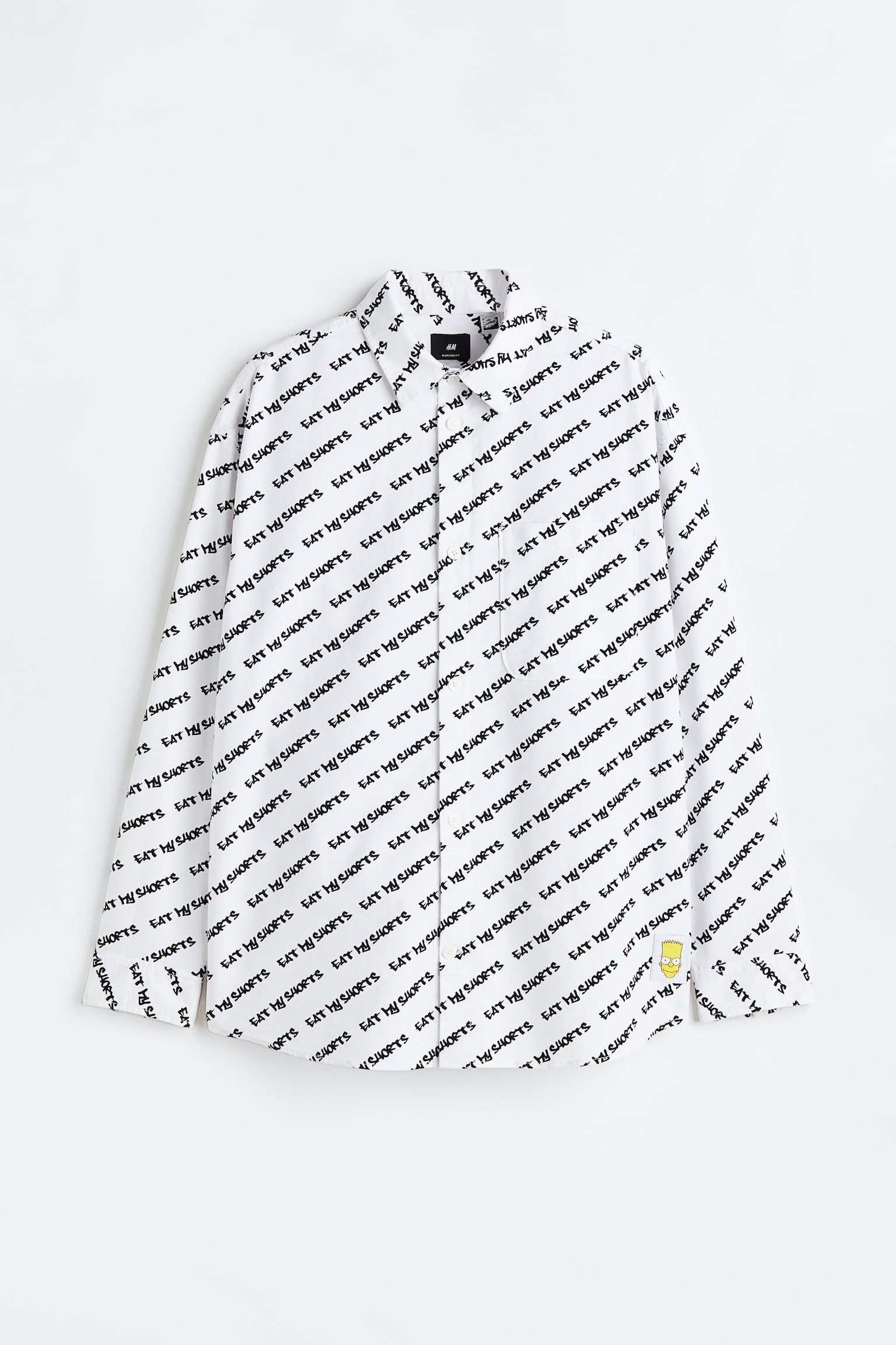 Oversized Fit Oxford shirt - White/The Simpsons - 1