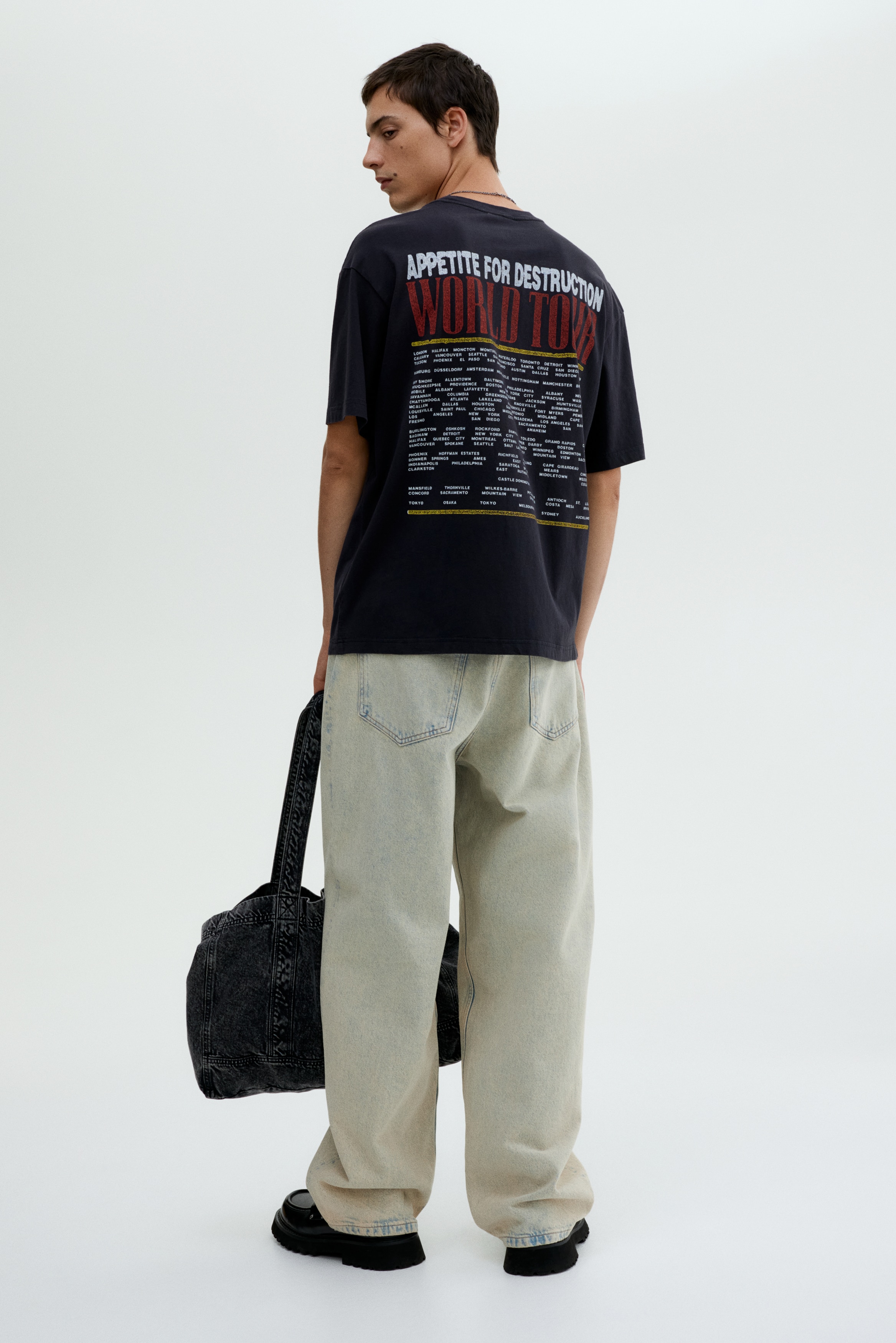 Loose Fit Vintage-look printed T-shirt