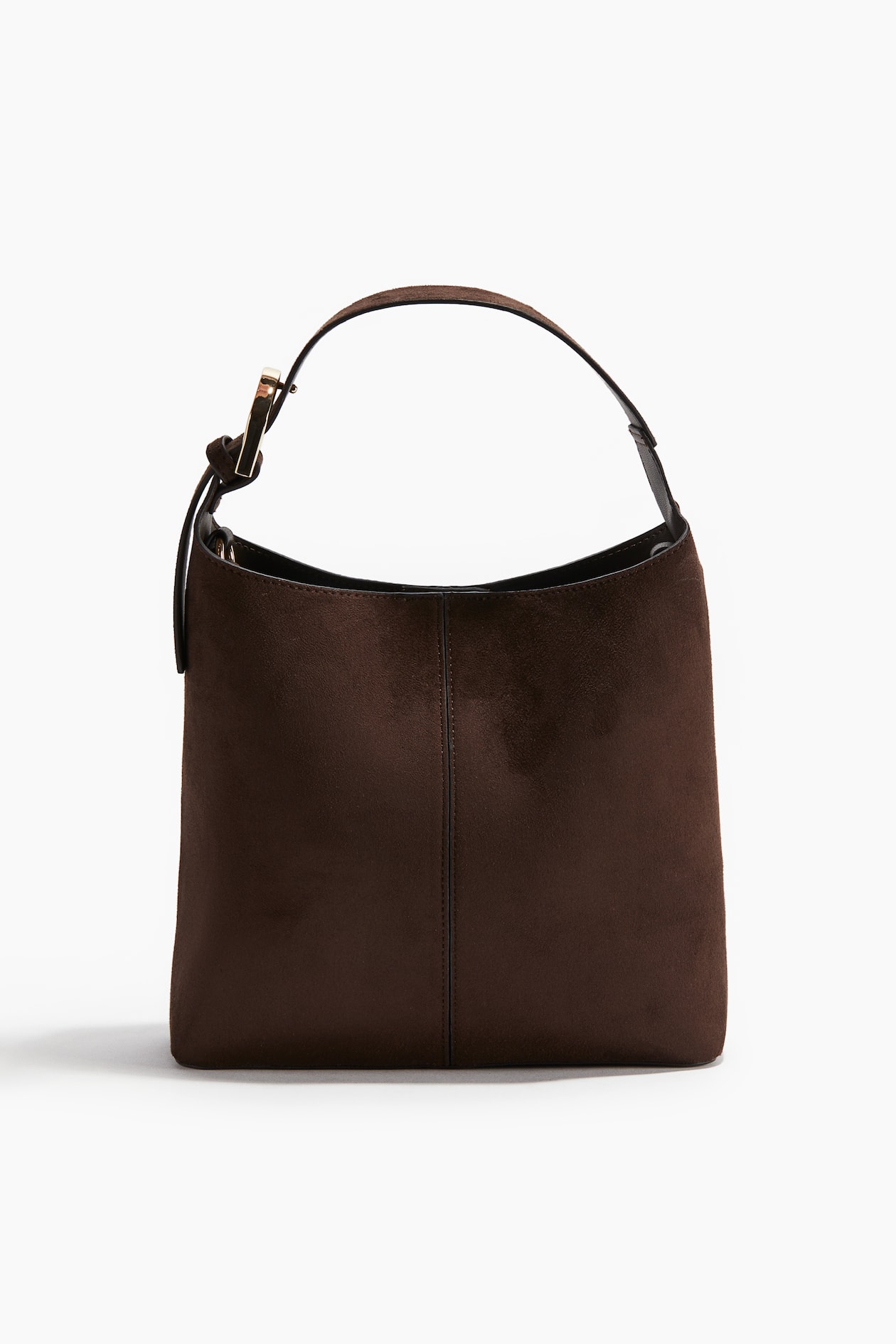 Sac crossbody en tissu gratté - Marron foncé - FEMME | H&M FR