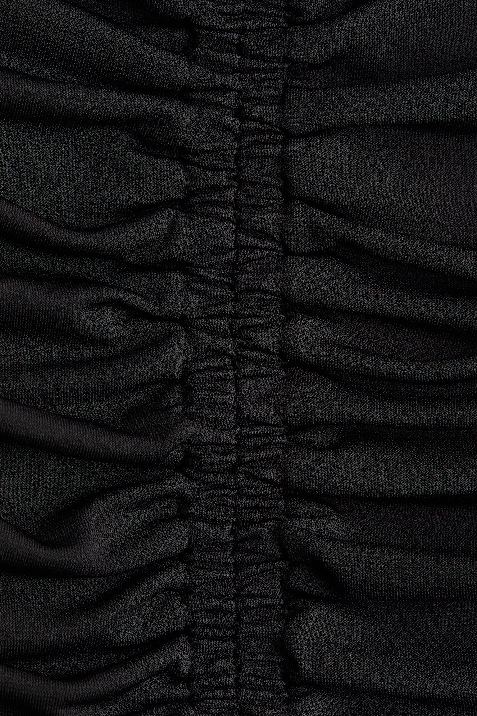 Oyuklu Jarse Üst - Siyah - 7