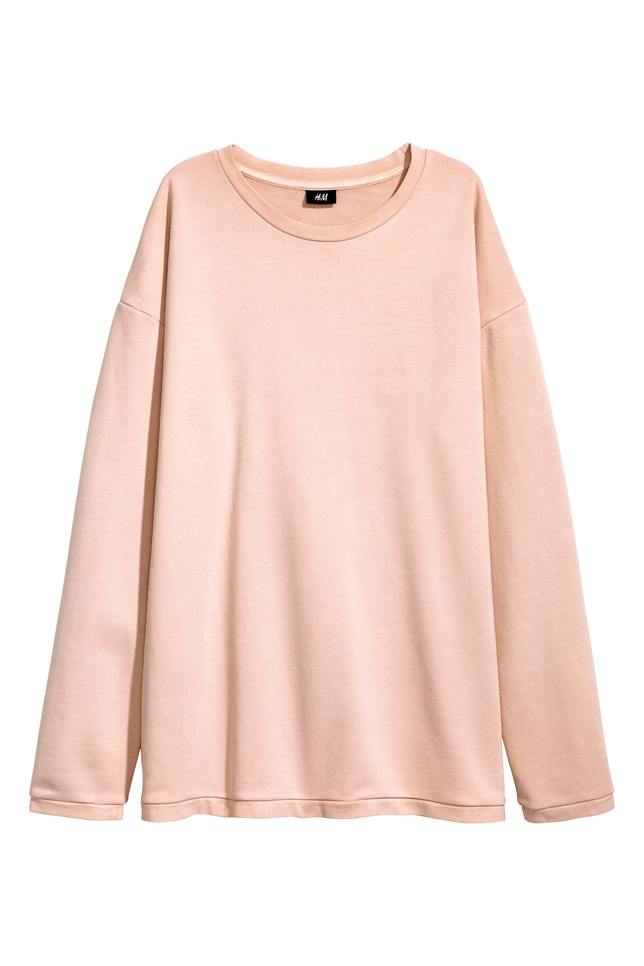 View larger image: Wide sweatshirt - Light apricot - Men | H&M GB 1