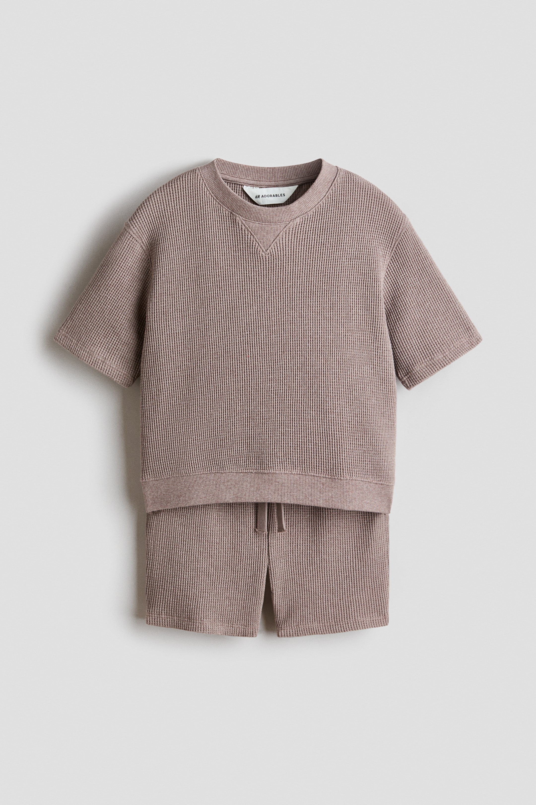 2-Piece Waffled Cotton Set