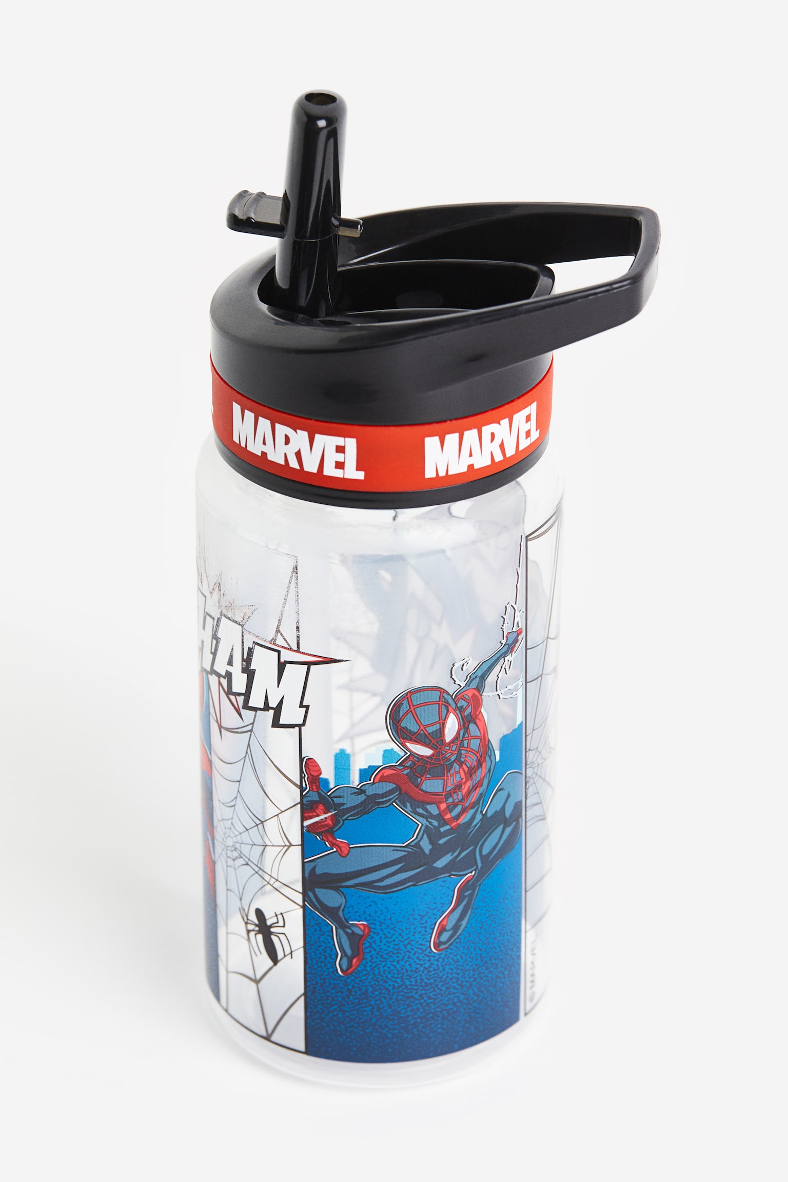 Print Water Bottle - Transparent/Spider-Man/Blue/Sonic The Hedgehog/Black/Avengers - 2