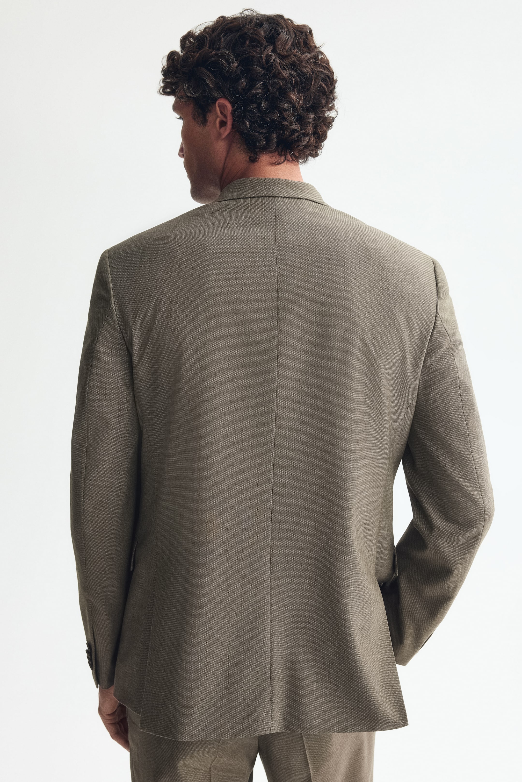 Slim-Fit Single-Breasted Jacket