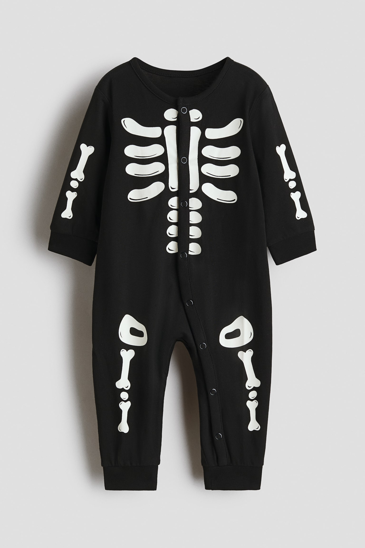 Pyjama à motif - Noir/squelette/Blanc/citrouilles/Blanc/cœurs/Rose clair/cœurs/Rose ancien clair/cœurs