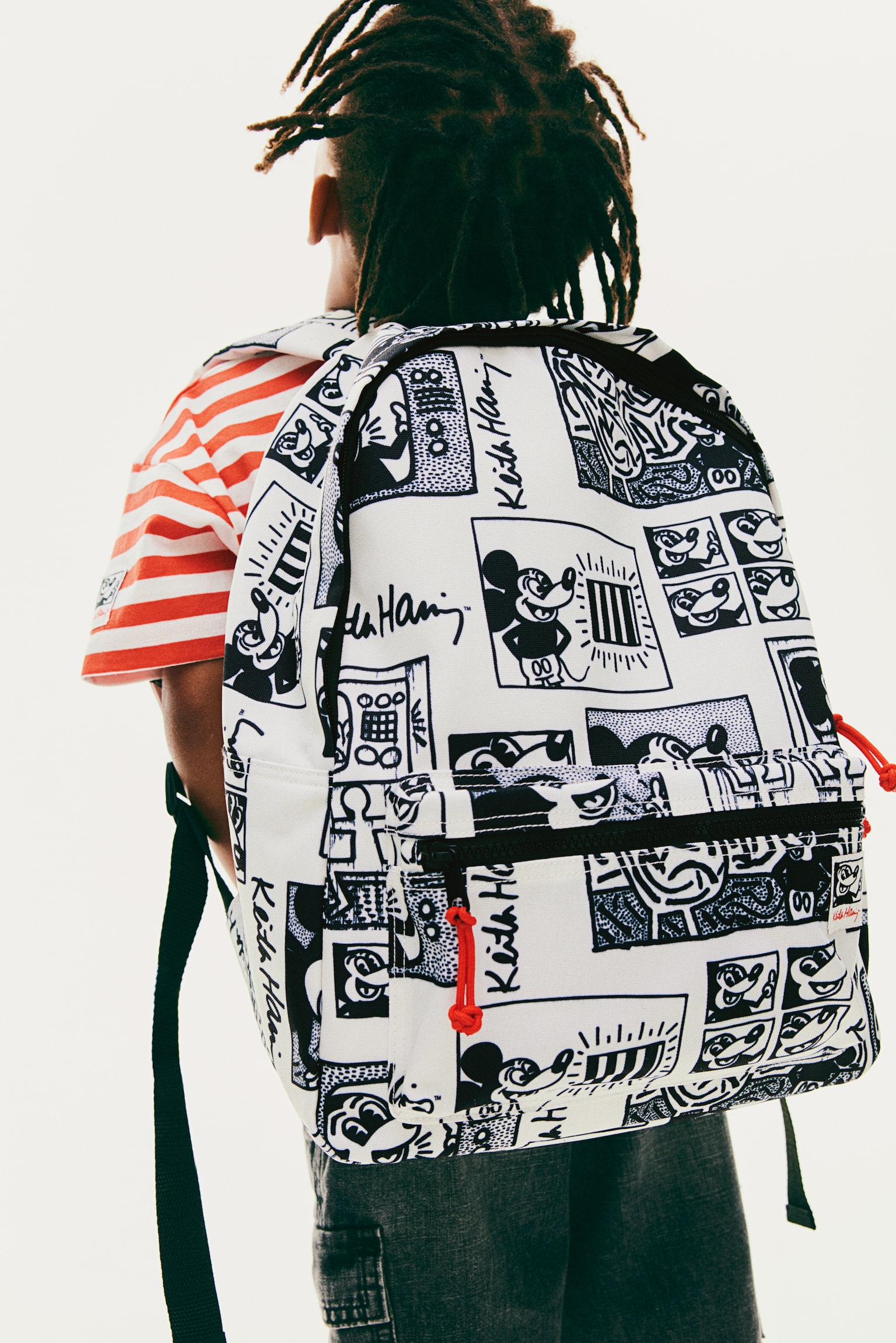 Patterned backpack - White/Patterned - 6