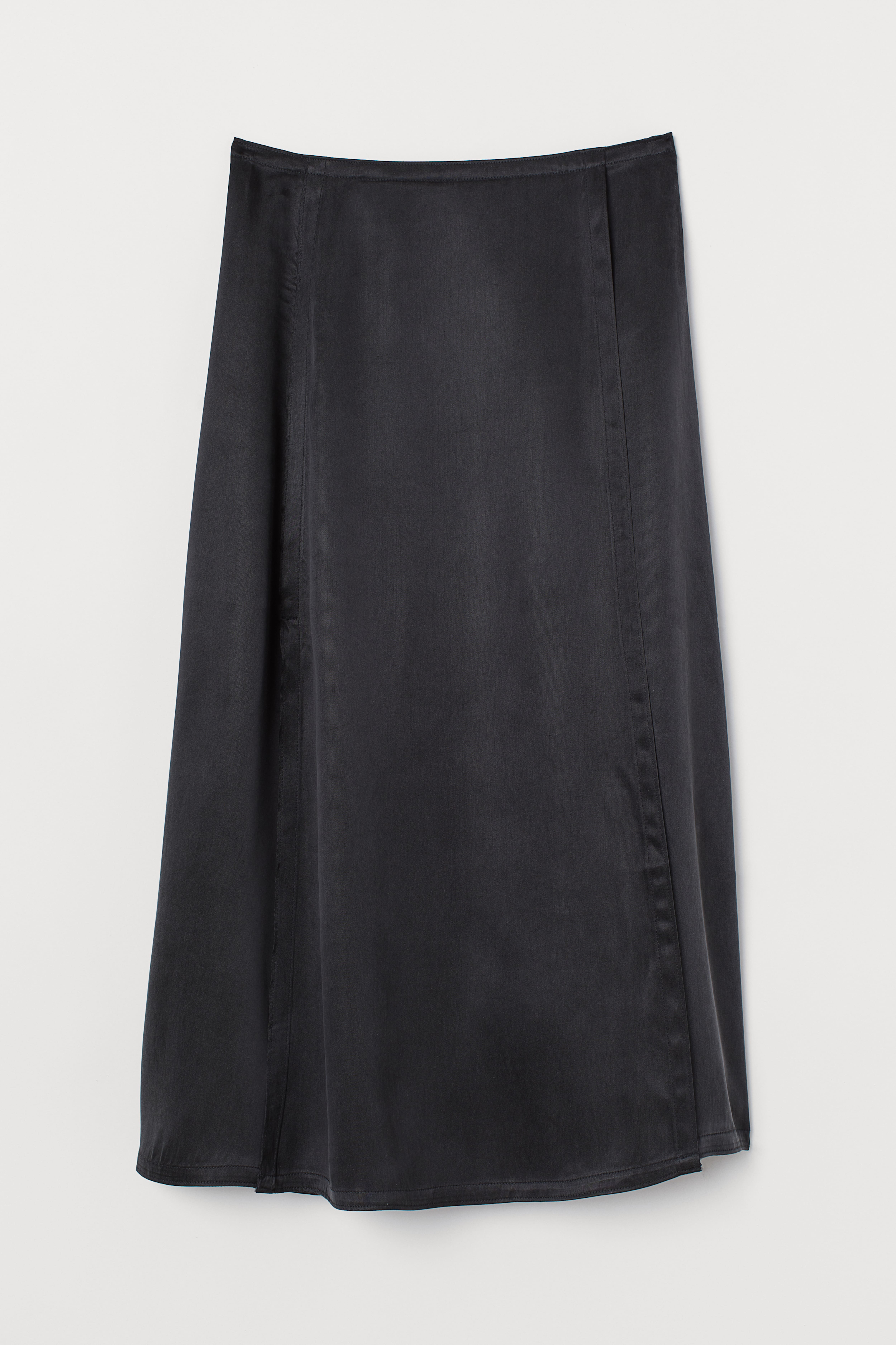 Long wrapover skirt h&m best sale