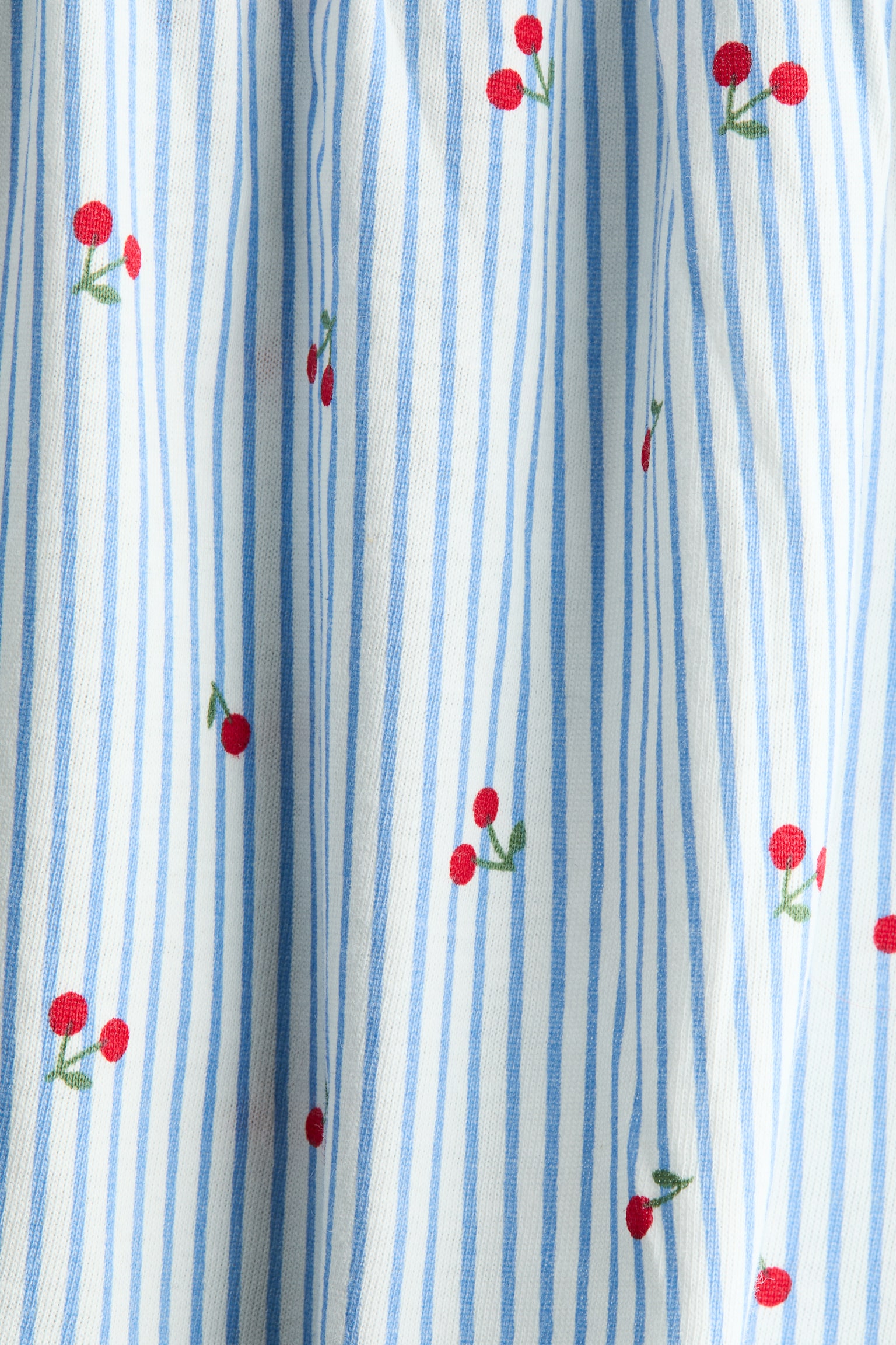 Cotton dress - Light blue/Cherries/Light pink/Hearts - 2