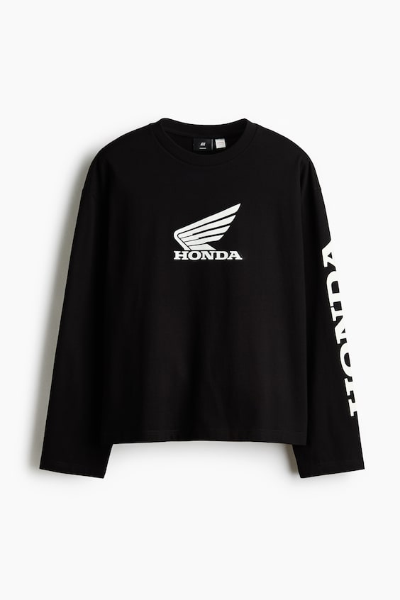 Мужские рубашки H&M Oversized Printed Shirt