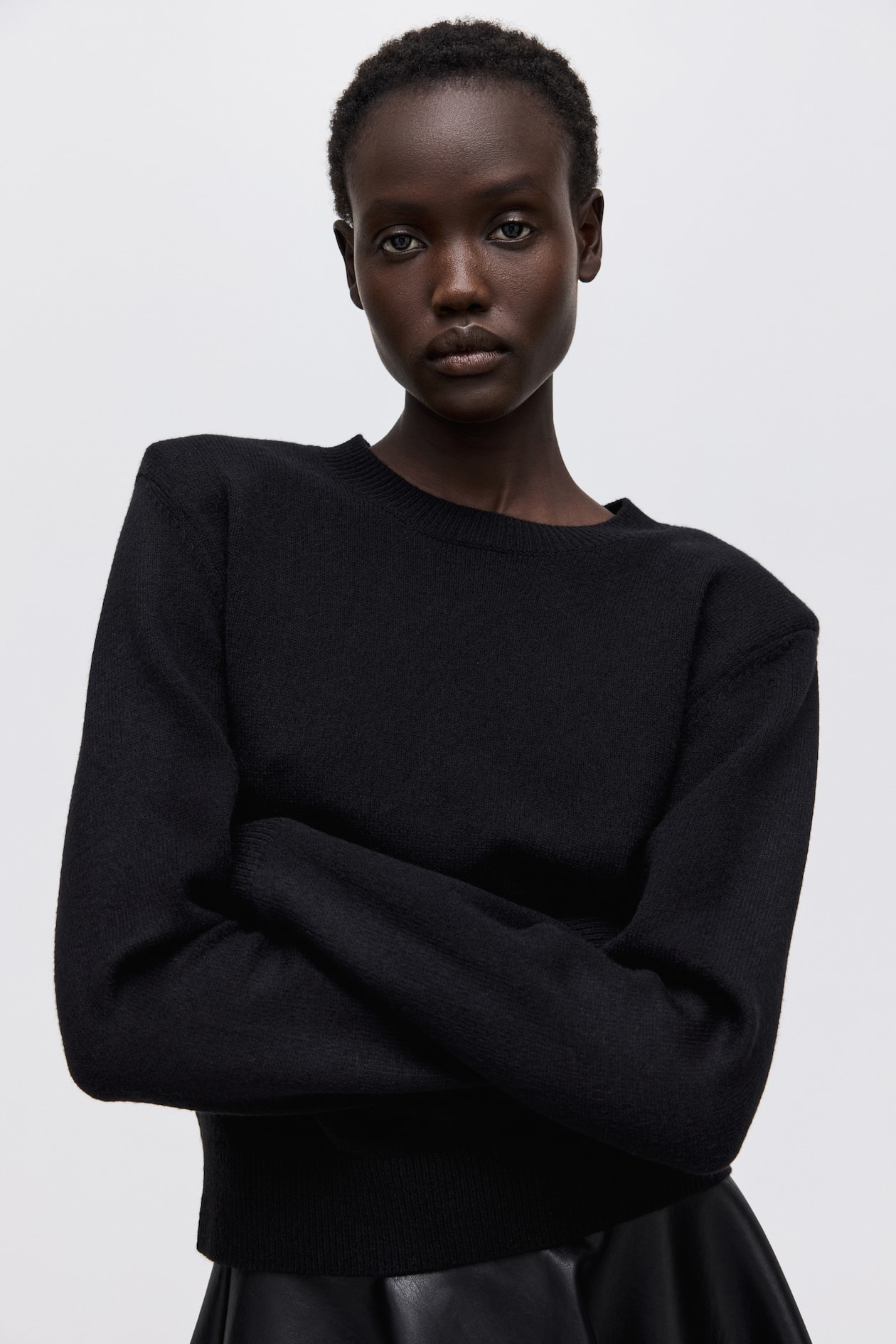 Shoulder-Pad Sweater - image 2