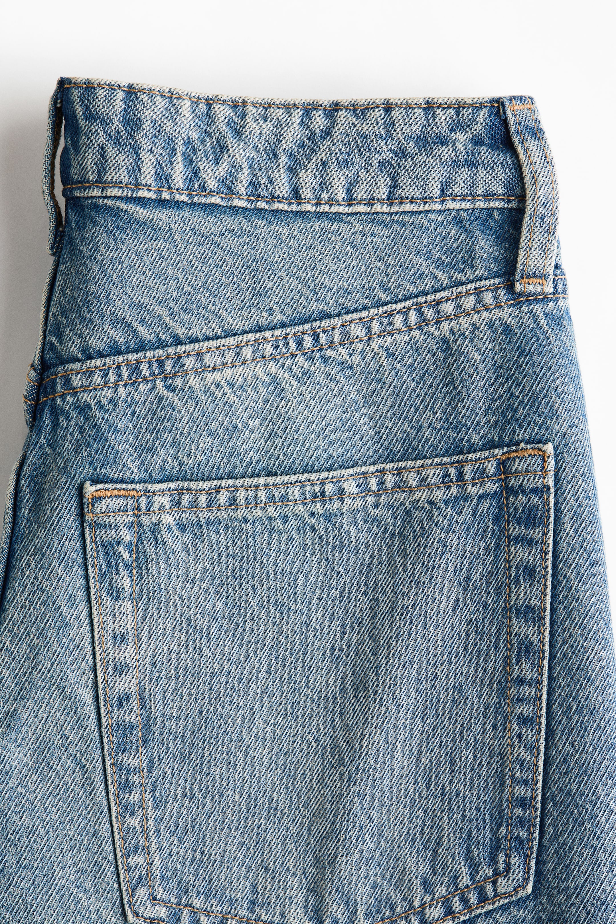 Jean large taille haute