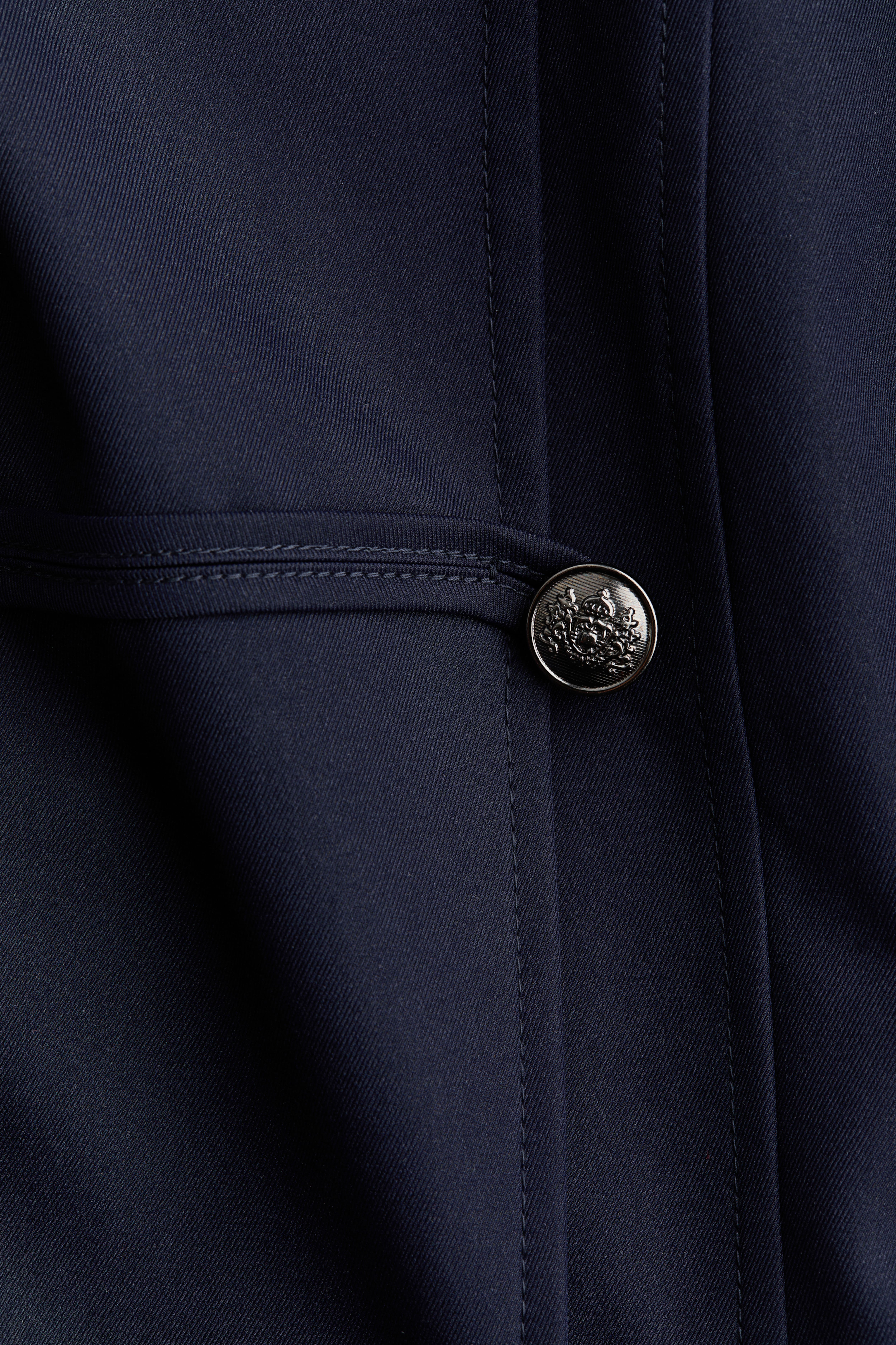 Veste en sergé à fermeture croisée
