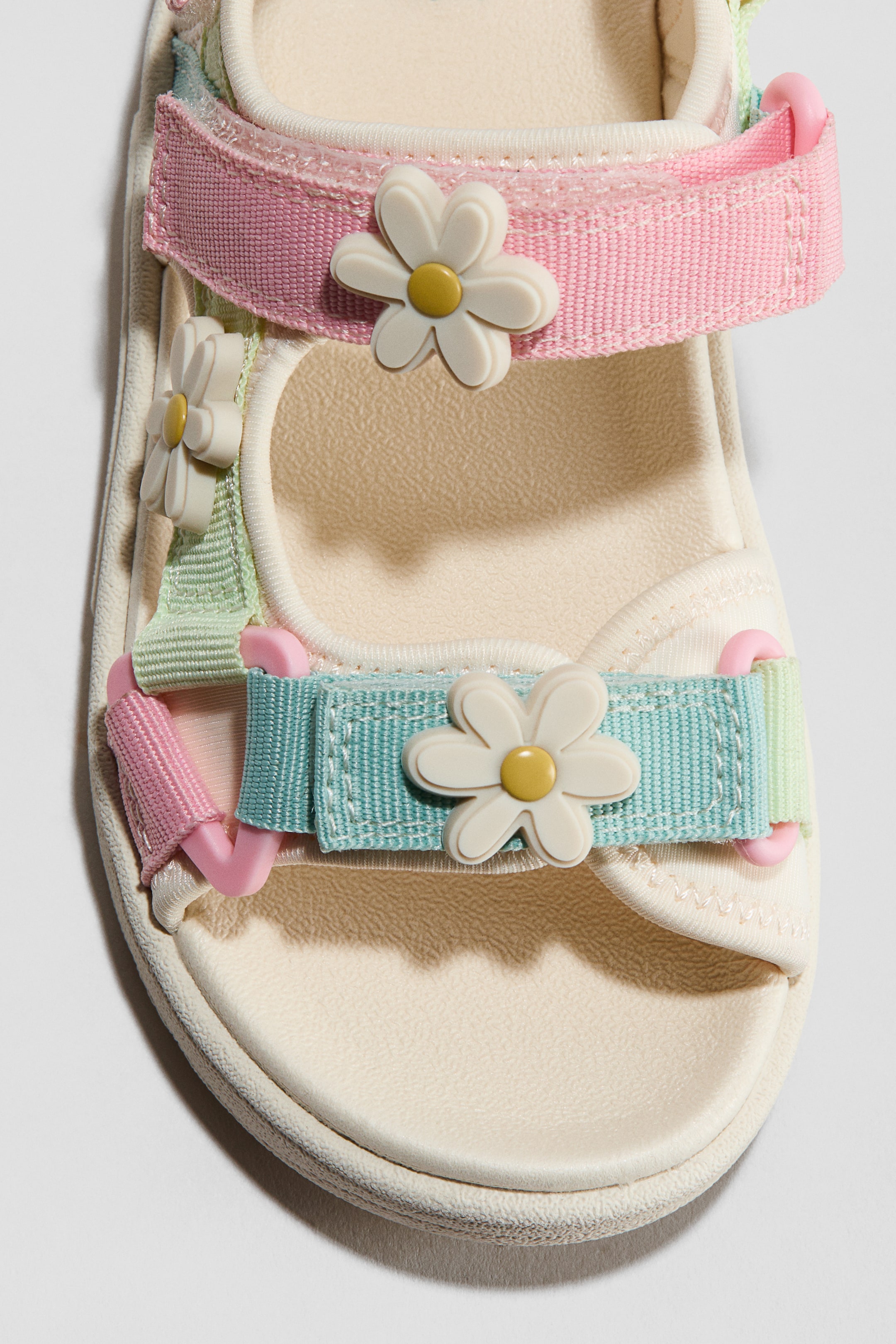 Charm-Detail Scuba Sandals