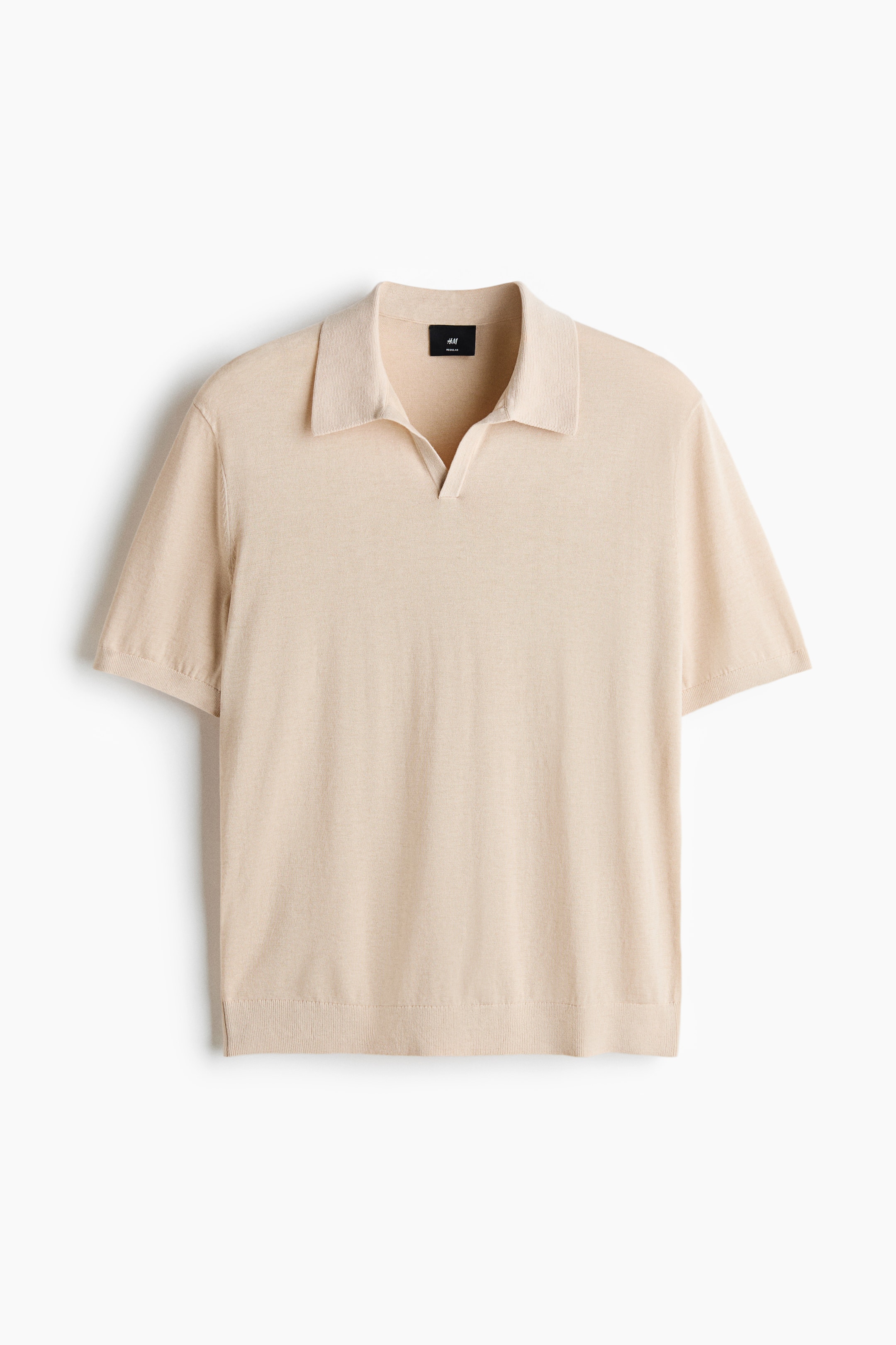 Polo classique en soie mélangée